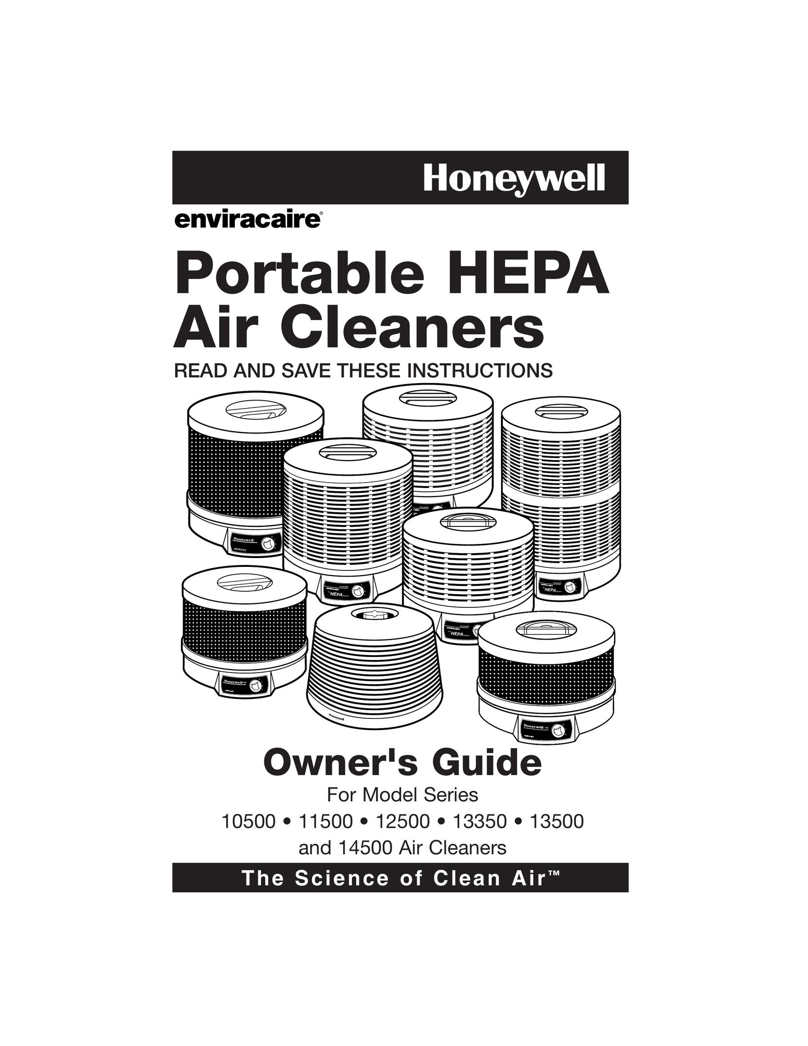 Honeywell 10500 Air Cleaner User Manual