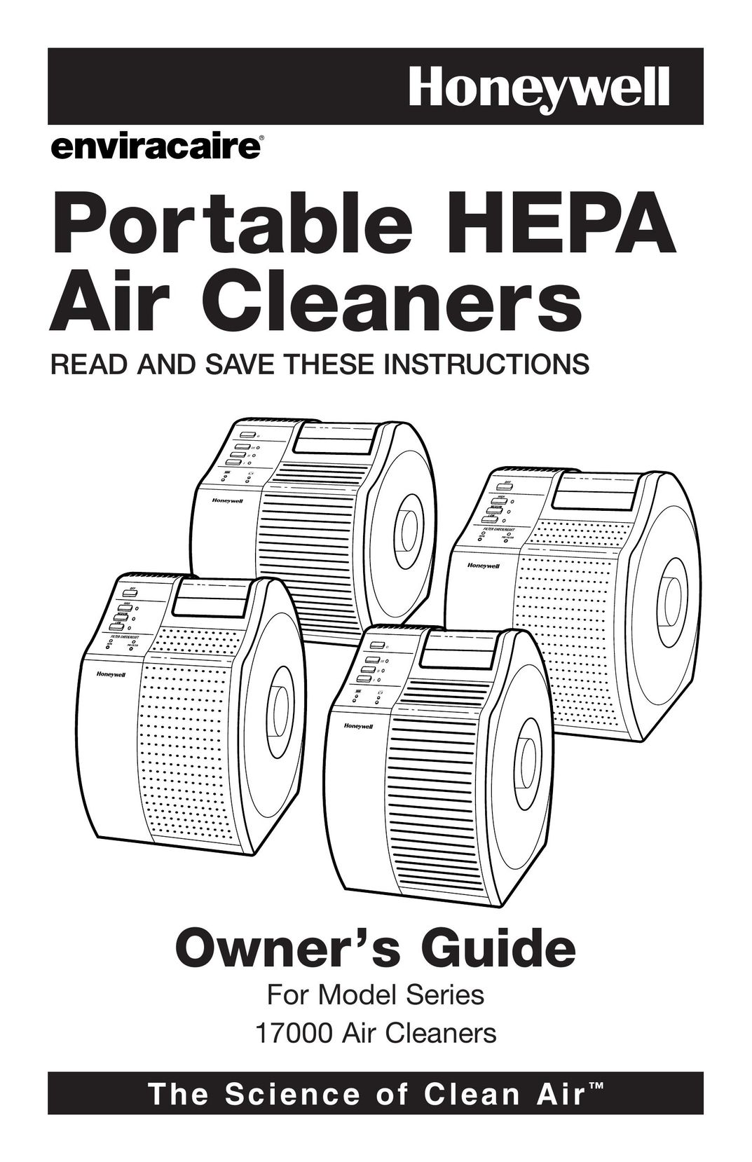 Honeywell 17000 Air Cleaner User Manual