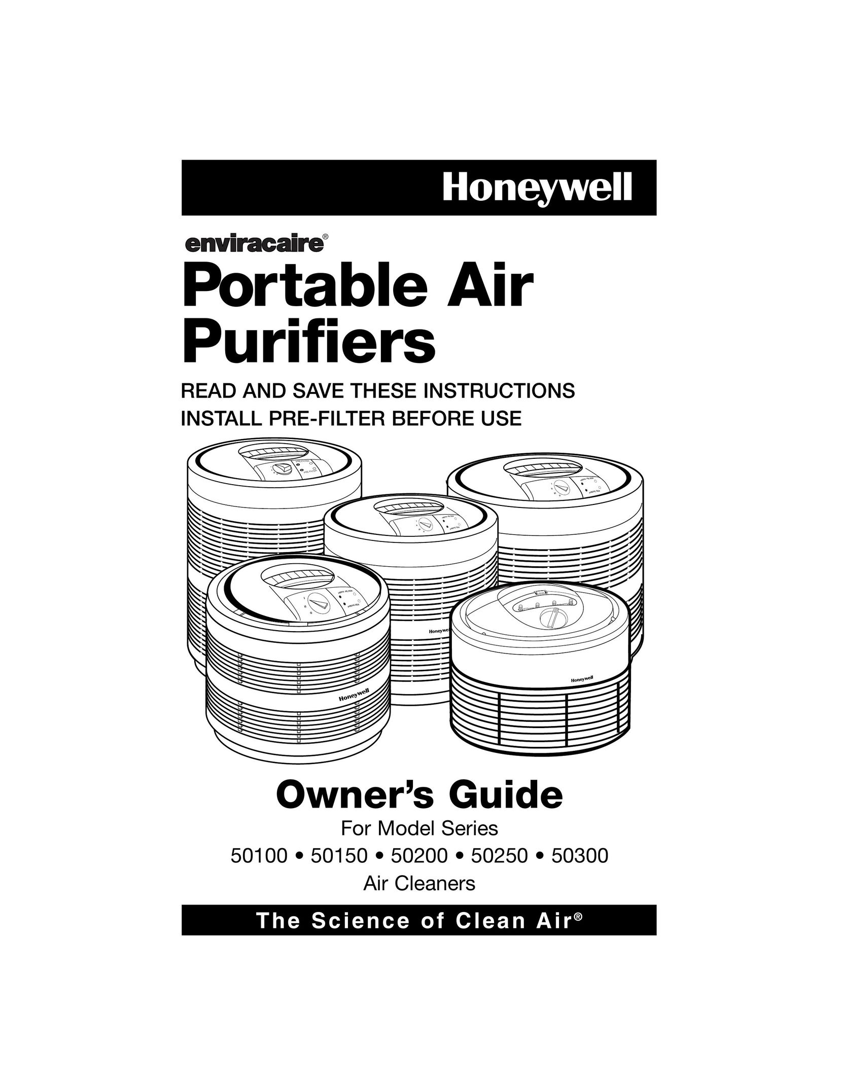 Honeywell 50100 Air Cleaner User Manual