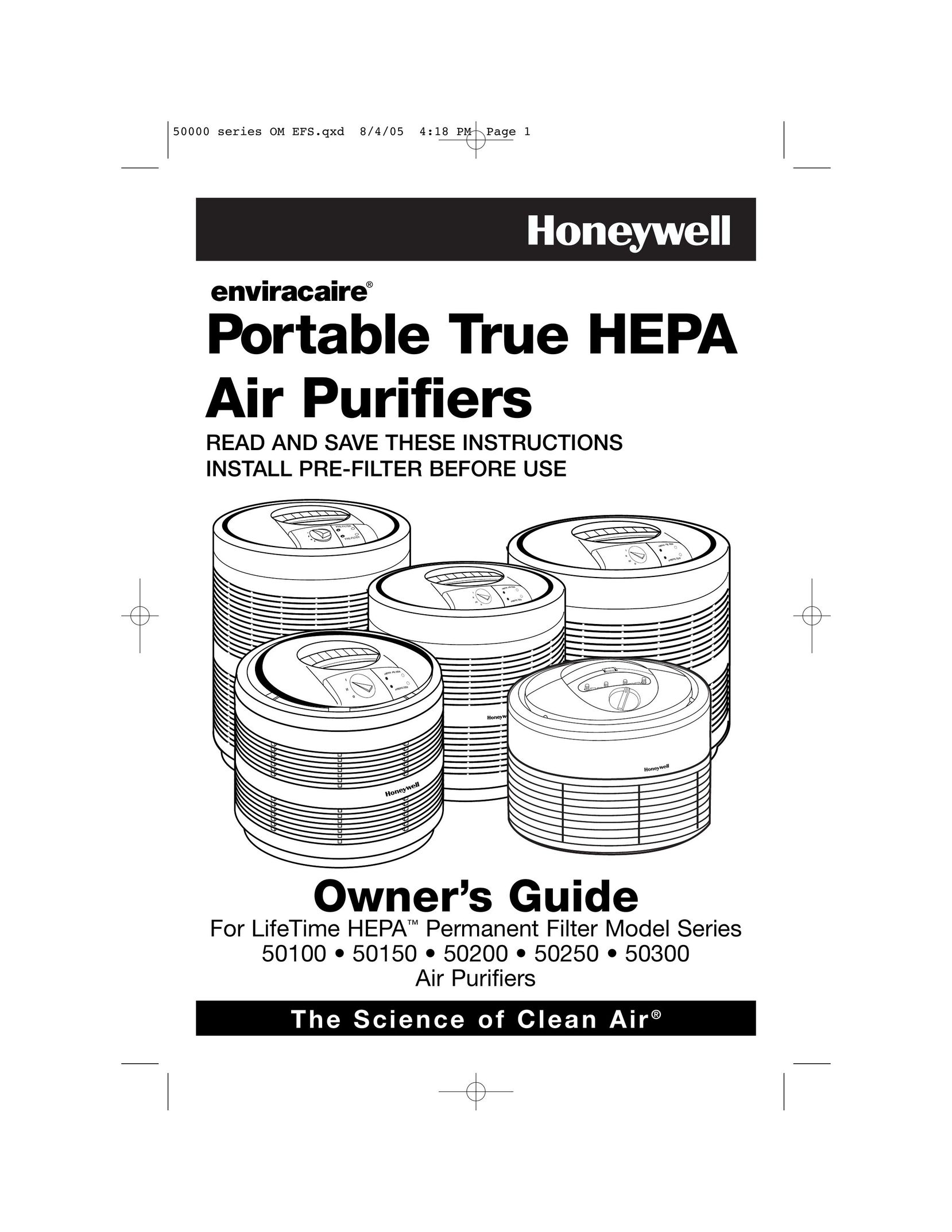 Honeywell 50150 Air Cleaner User Manual