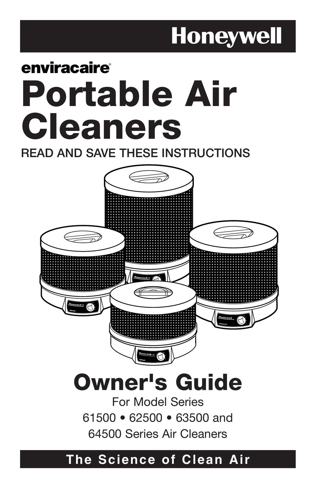 Honeywell 61500 Air Cleaner User Manual