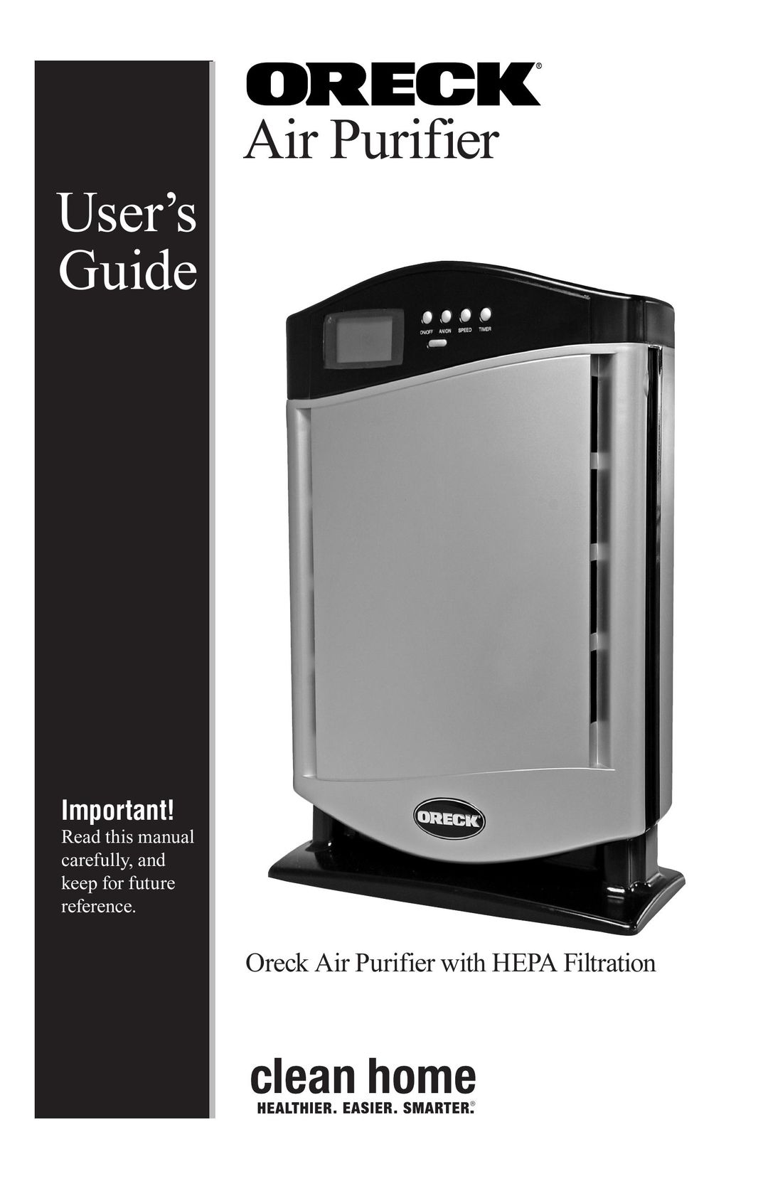 Oreck ProShield Plus Ai Air Cleaner User Manual