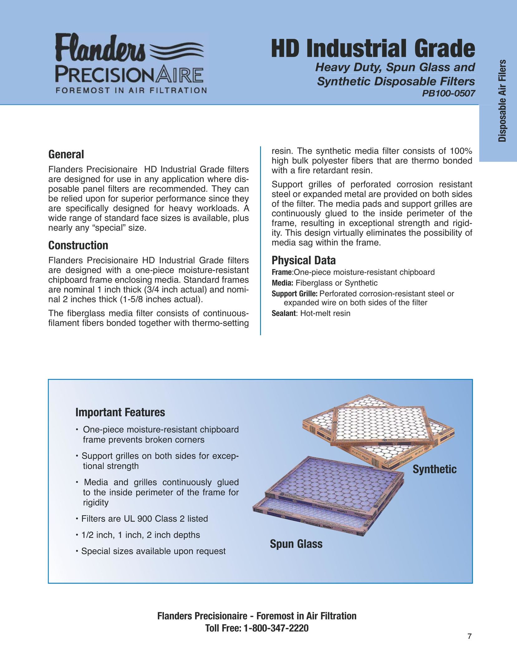 Precisionaire PB100-0507 Air Cleaner User Manual