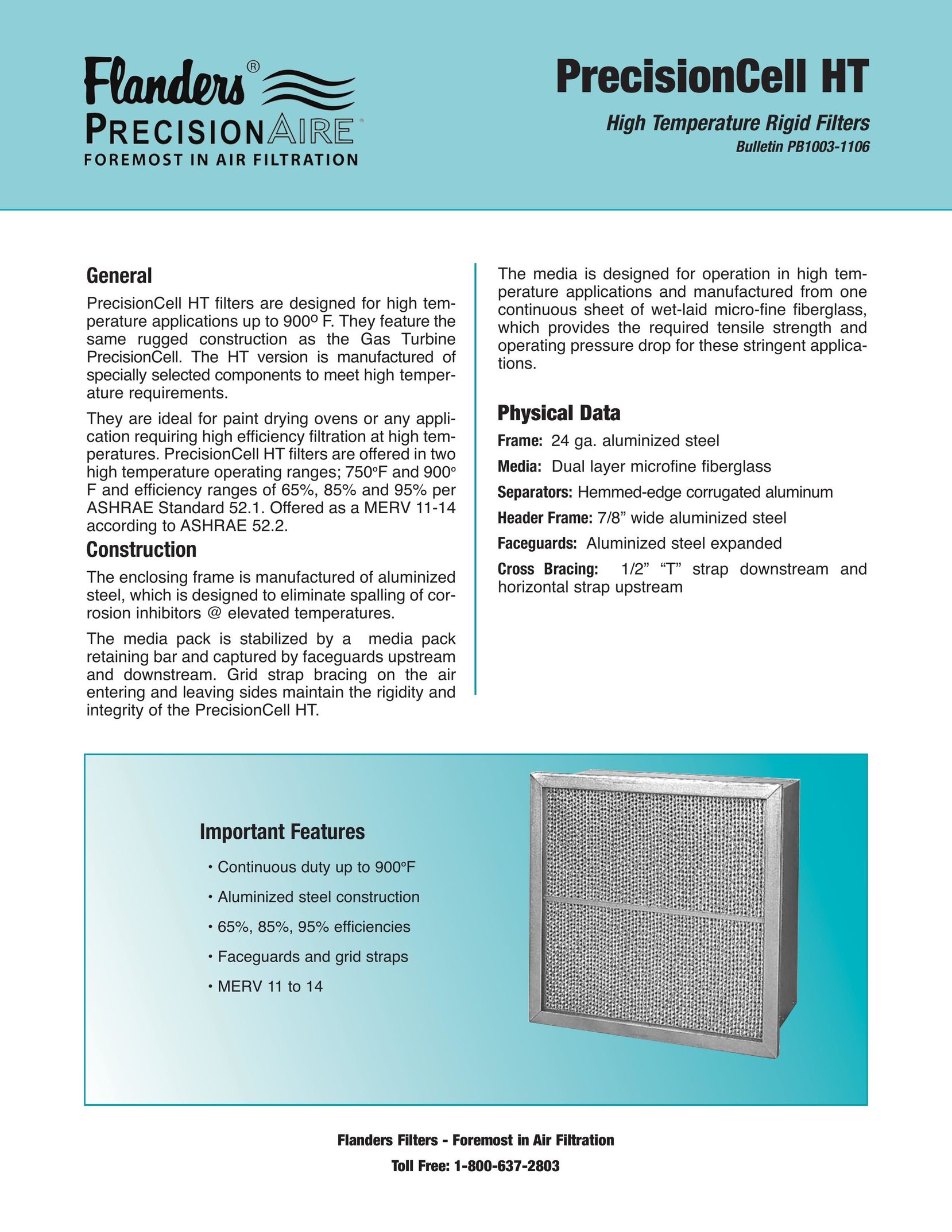 Precisionaire PB1003 Air Cleaner User Manual