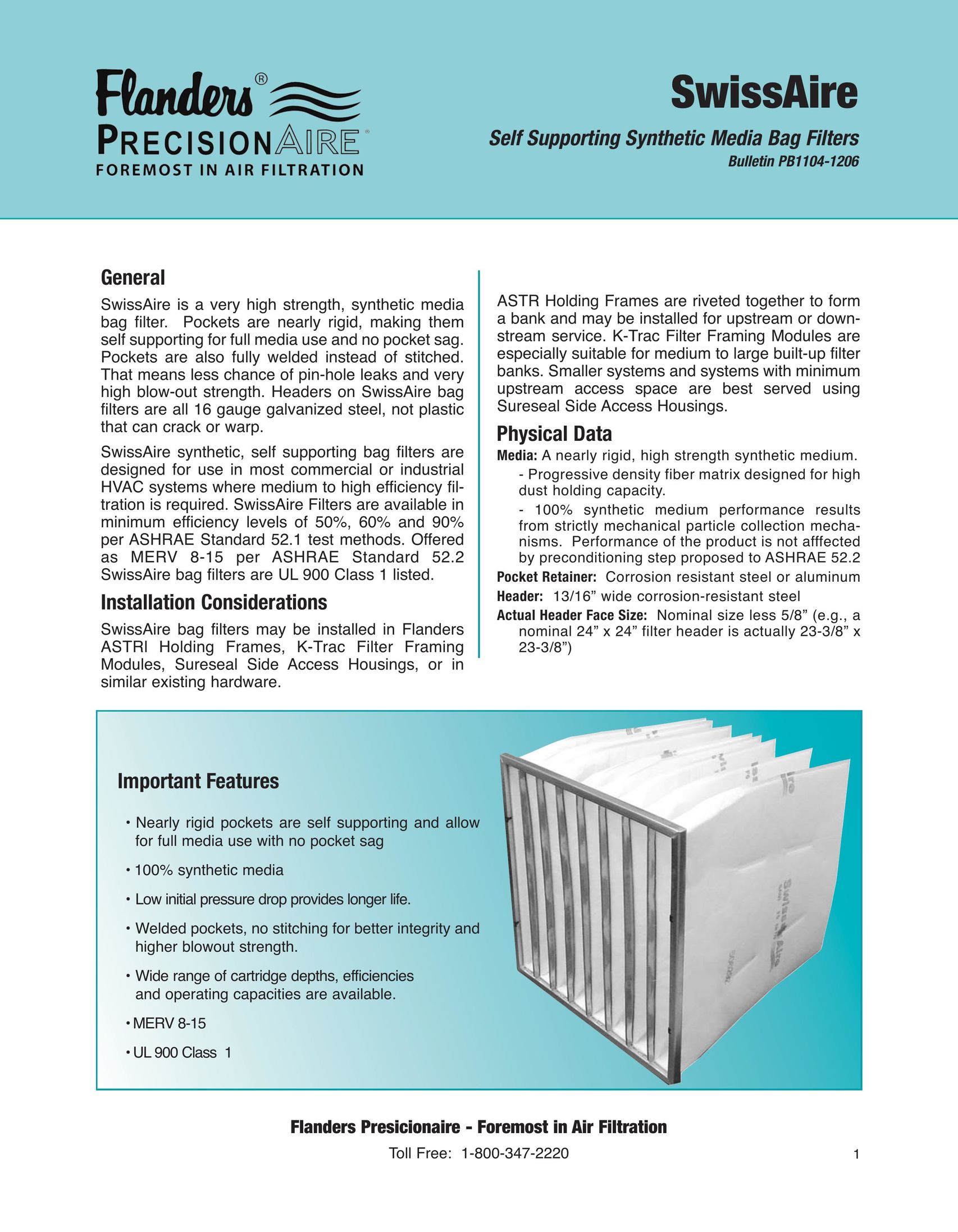 Precisionaire PB1104 Air Cleaner User Manual