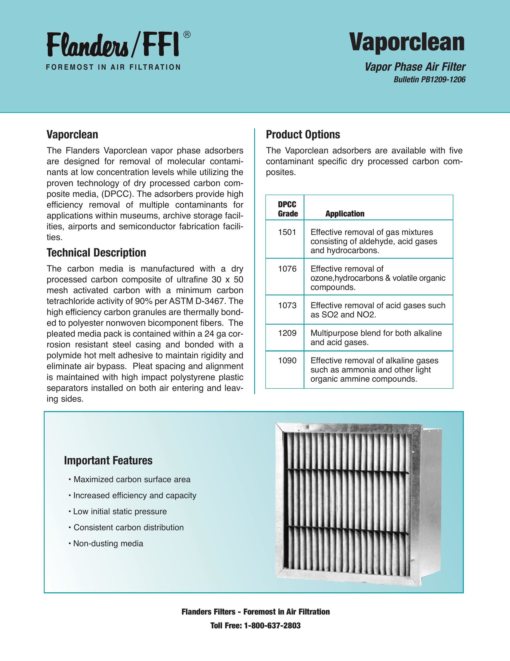 Precisionaire PB1209 Air Cleaner User Manual