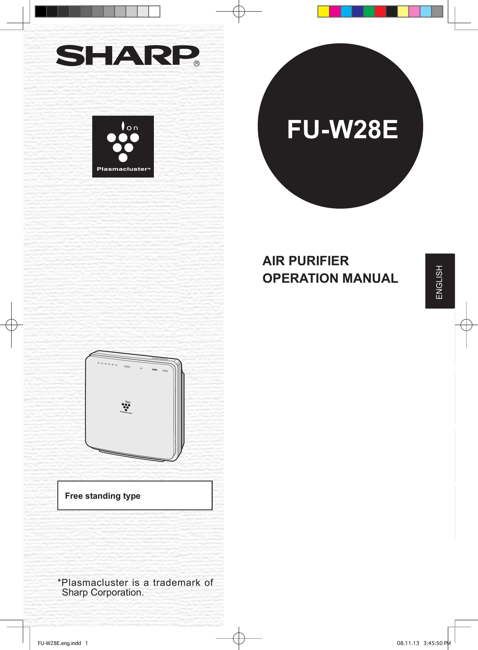 Sharp FU-W28E Air Cleaner User Manual