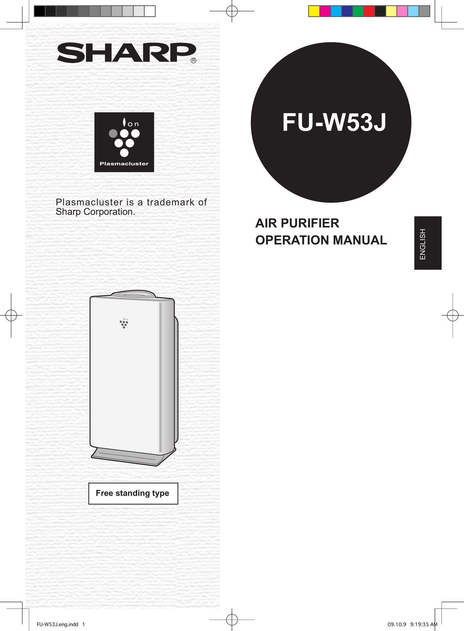 Sharp FU-W53J Air Cleaner User Manual