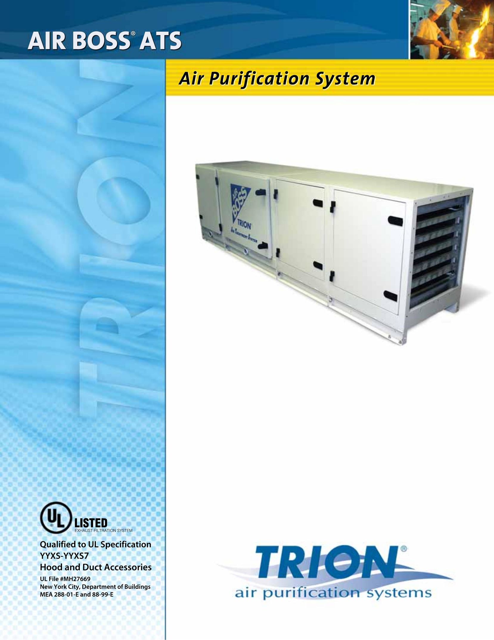 Trion Air Boss ATS Air Cleaner User Manual