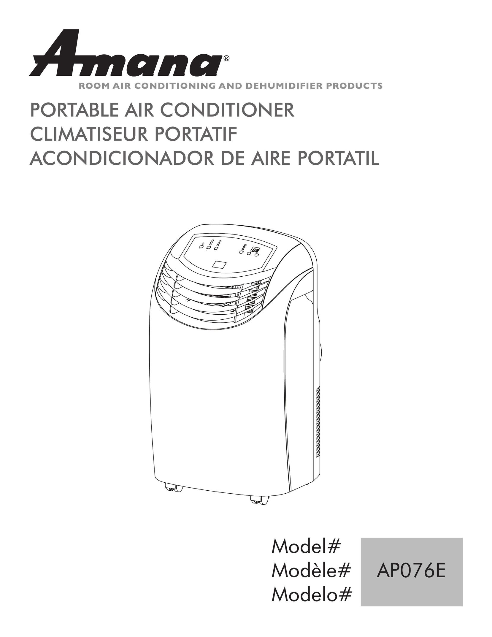 Amana AP076E Air Conditioner User Manual