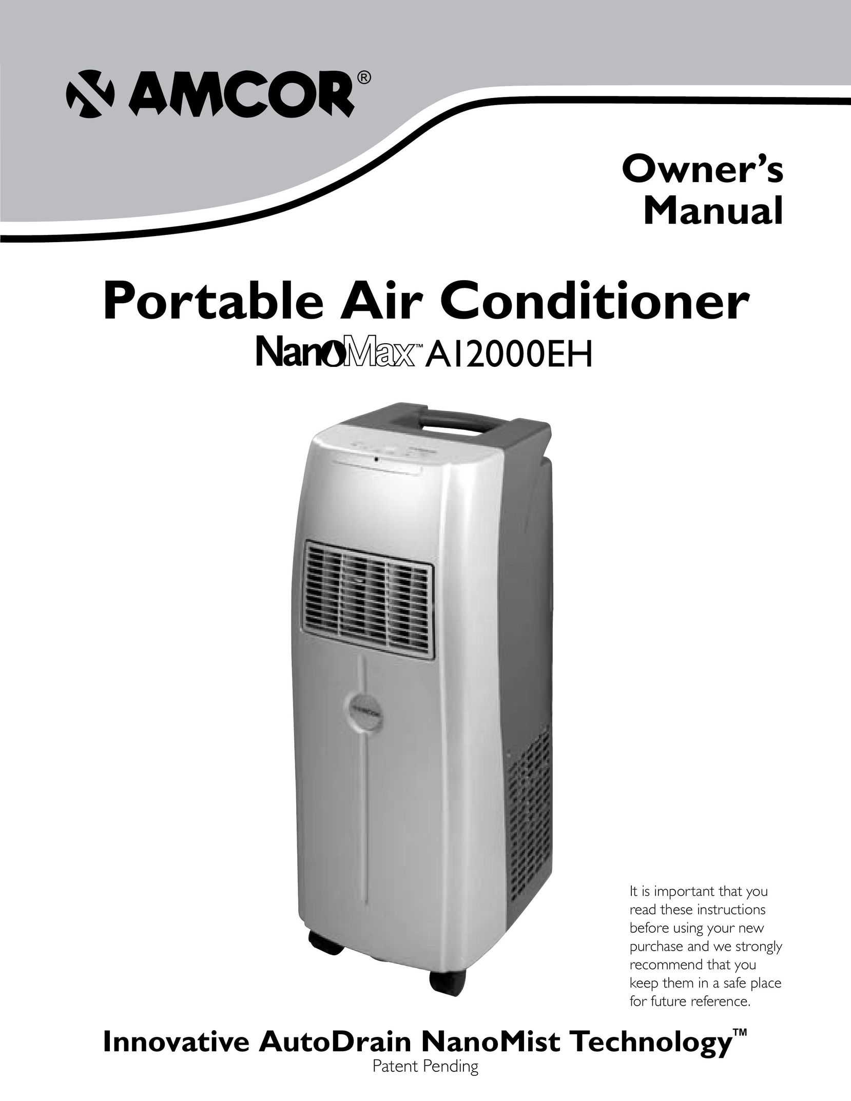 Amcor A12000EH Air Conditioner User Manual