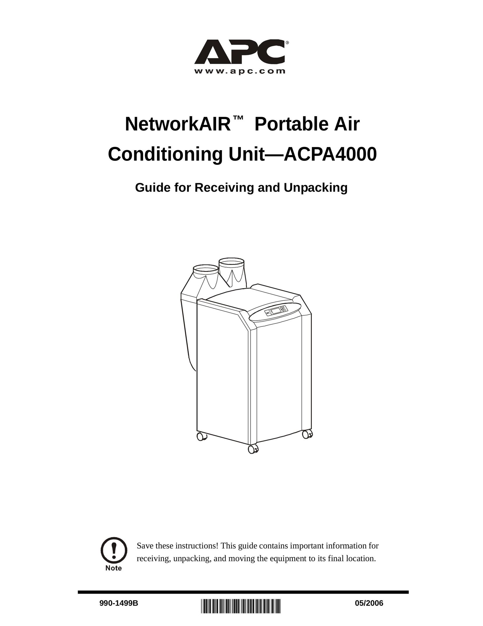 American Power Conversion ACPA4000 Air Conditioner User Manual