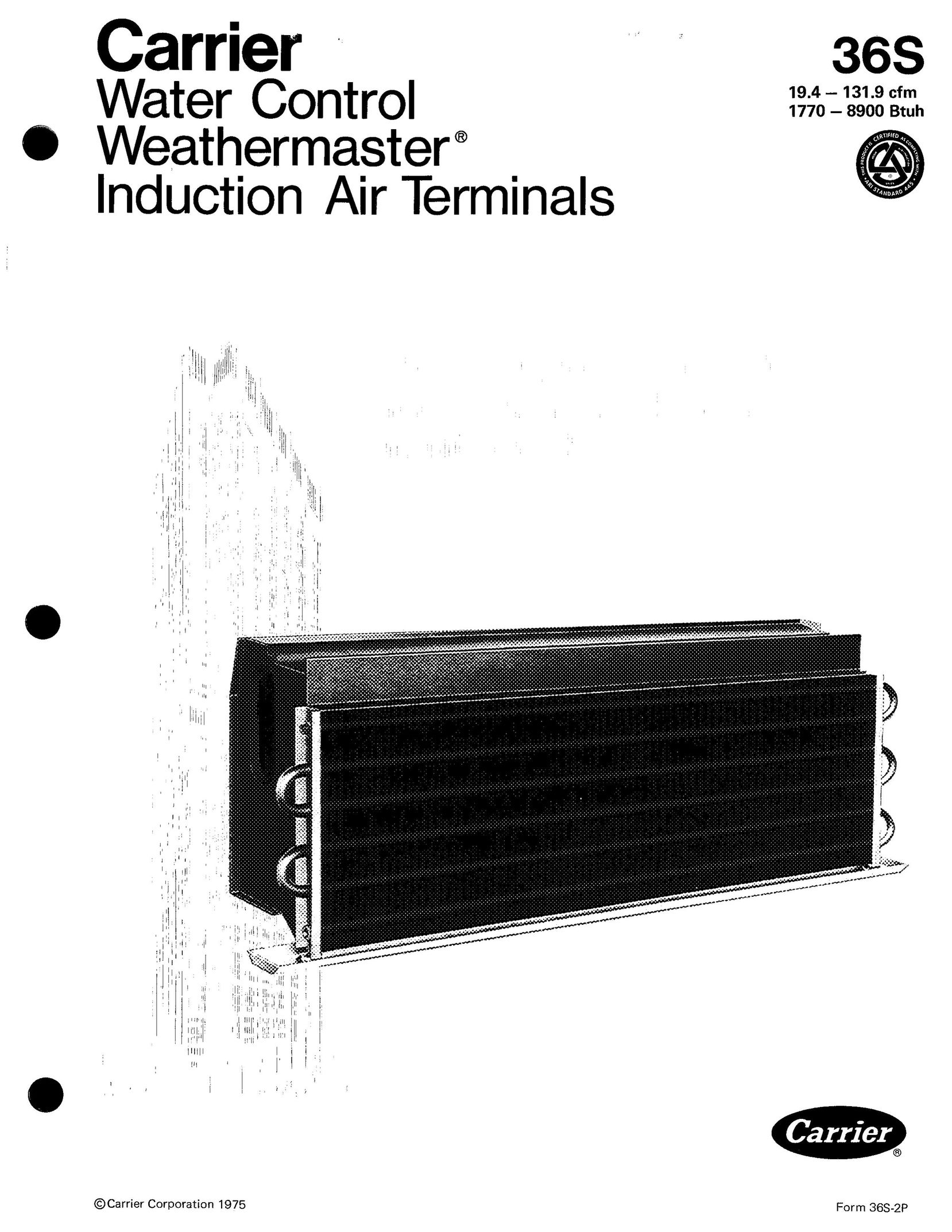 Carrier 36S Air Conditioner User Manual