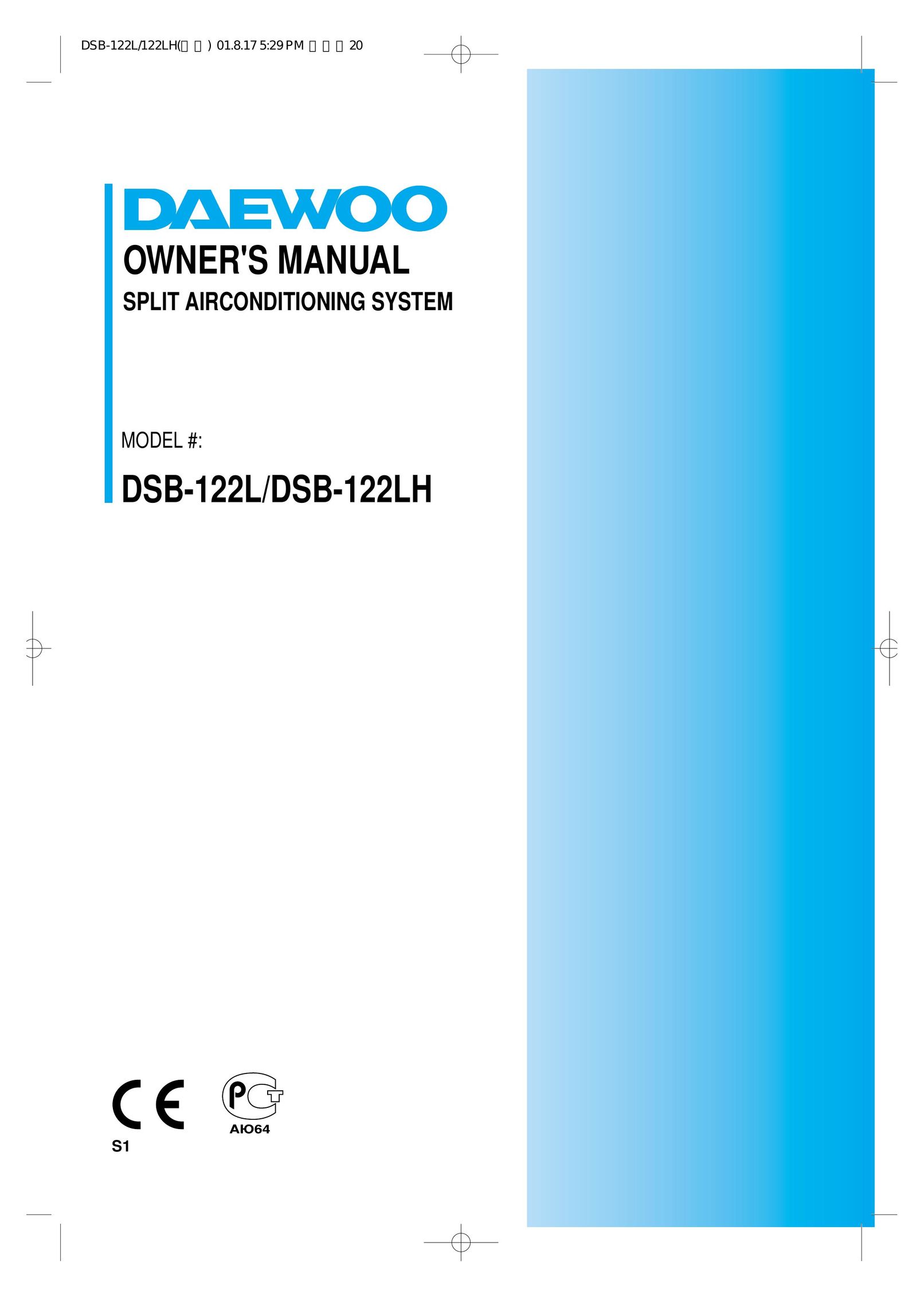 Daewoo DSB-122L Air Conditioner User Manual