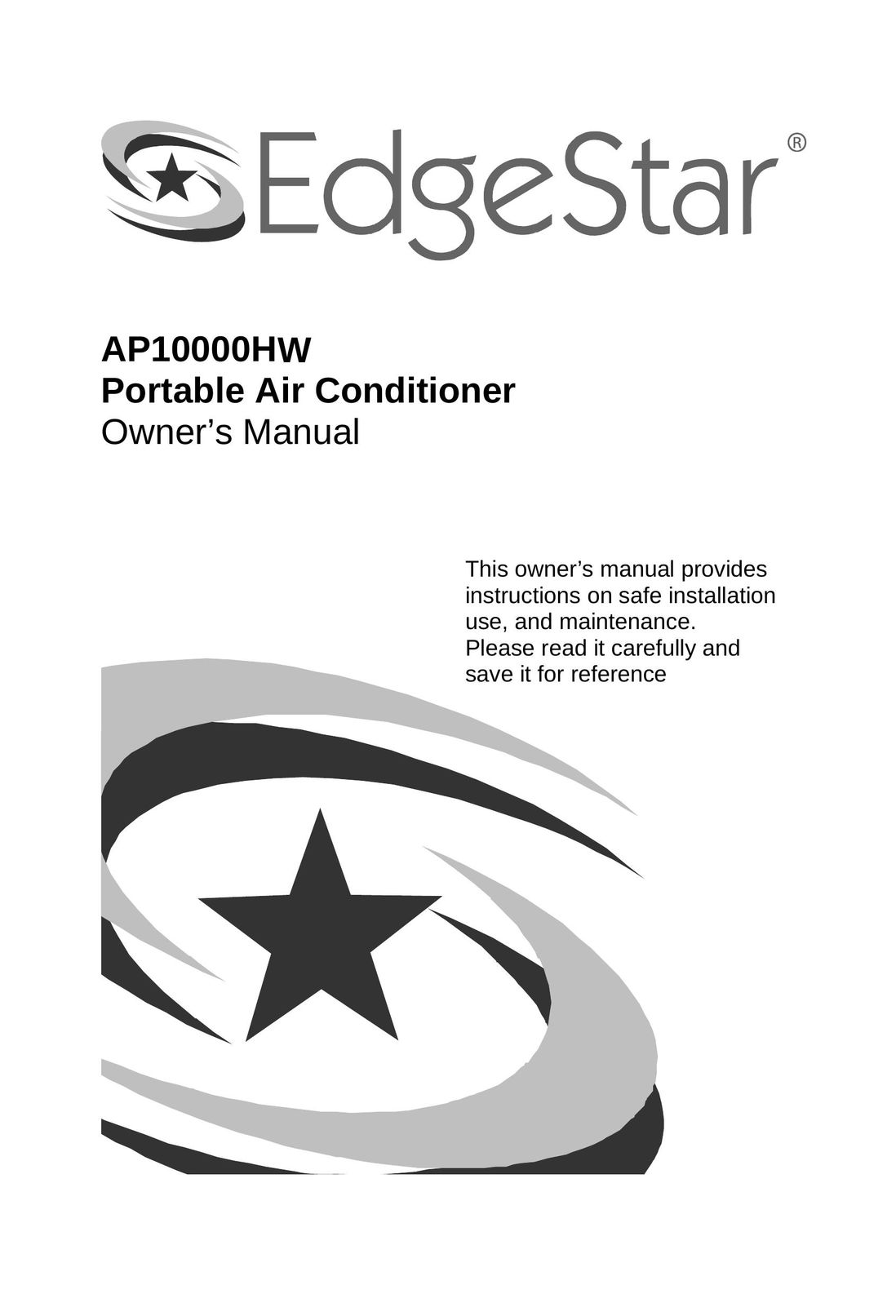 EdgeStar AP10000HW Air Conditioner User Manual