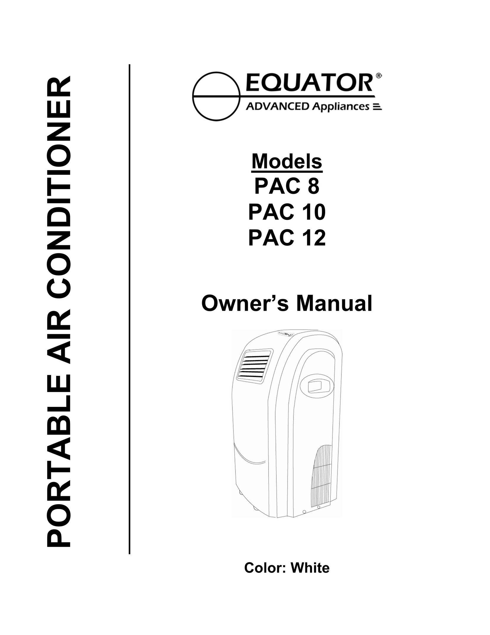 Equator PAC 10 Air Conditioner User Manual