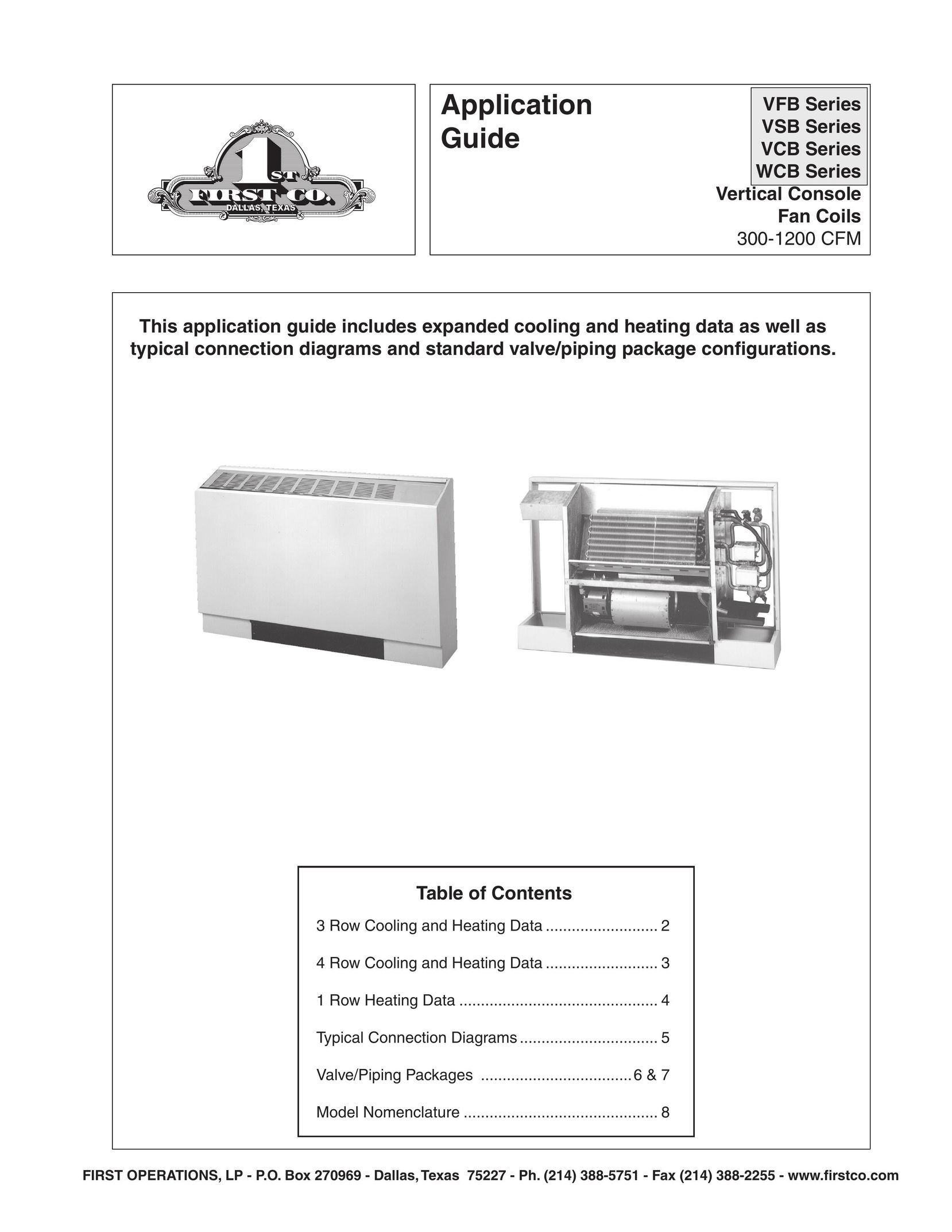 First Operations 300-1200 CFM Air Conditioner User Manual