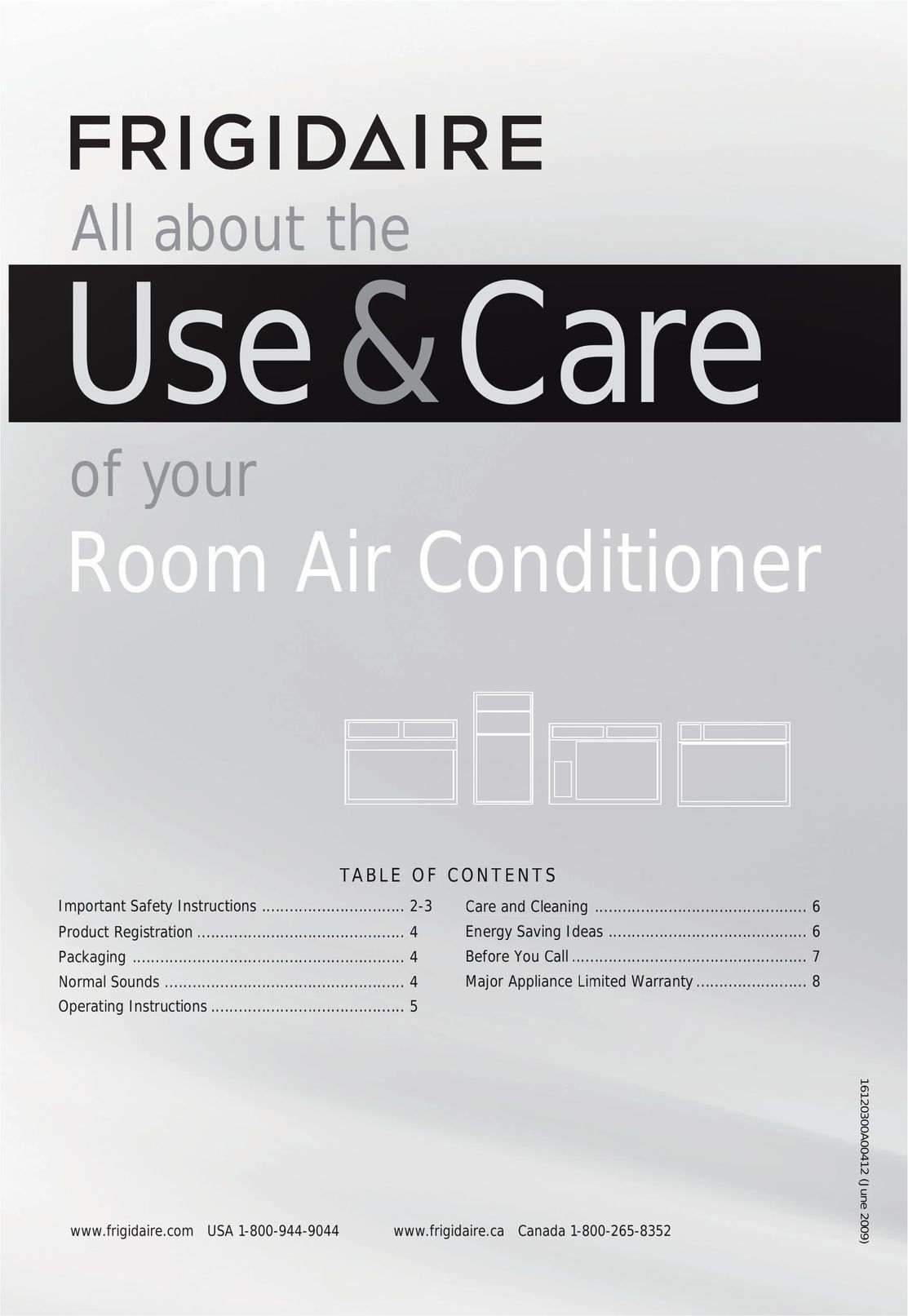 Frigidaire FFRA0511R1 Air Conditioner User Manual