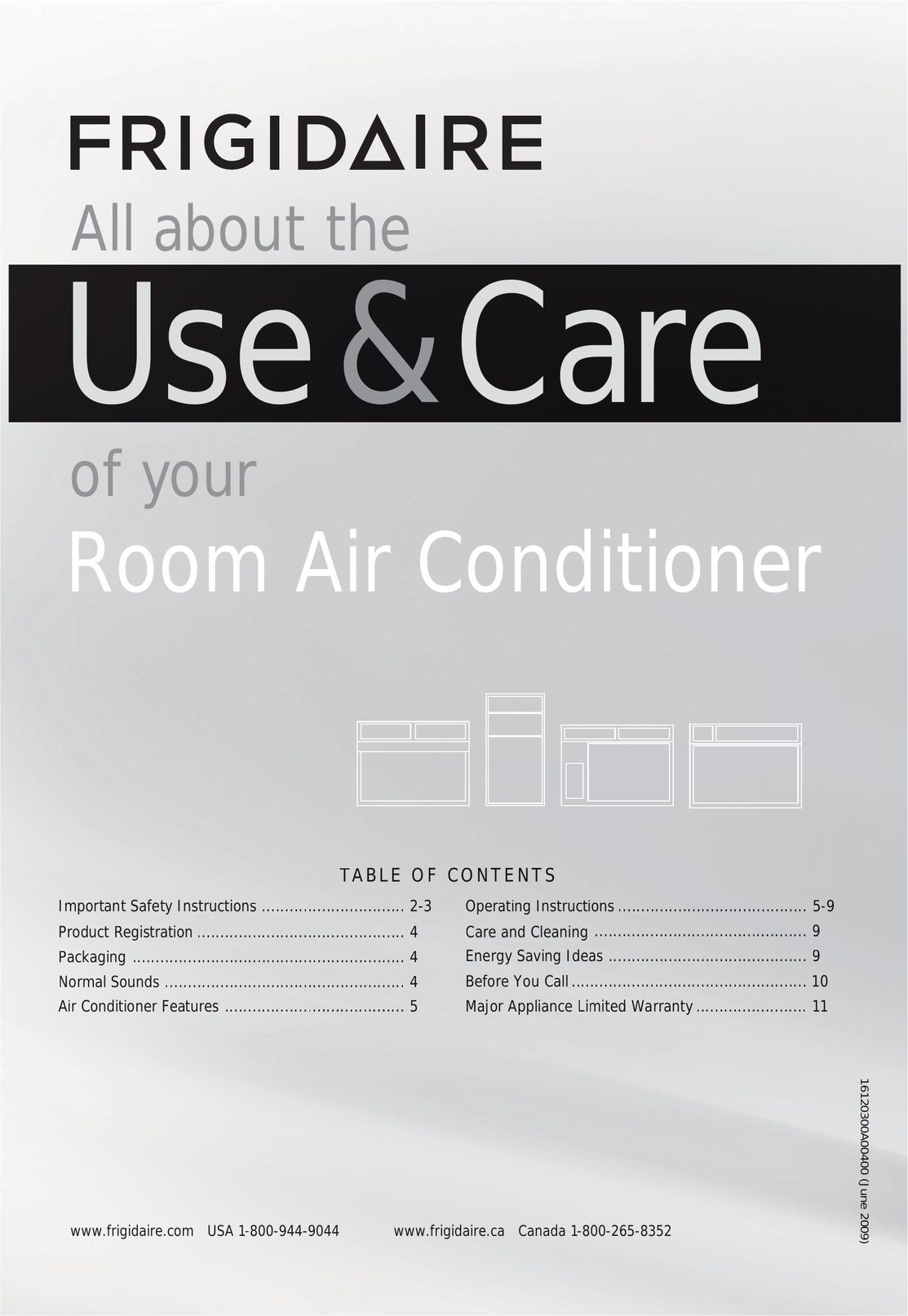 Frigidaire FFRE0533Q1 Air Conditioner User Manual