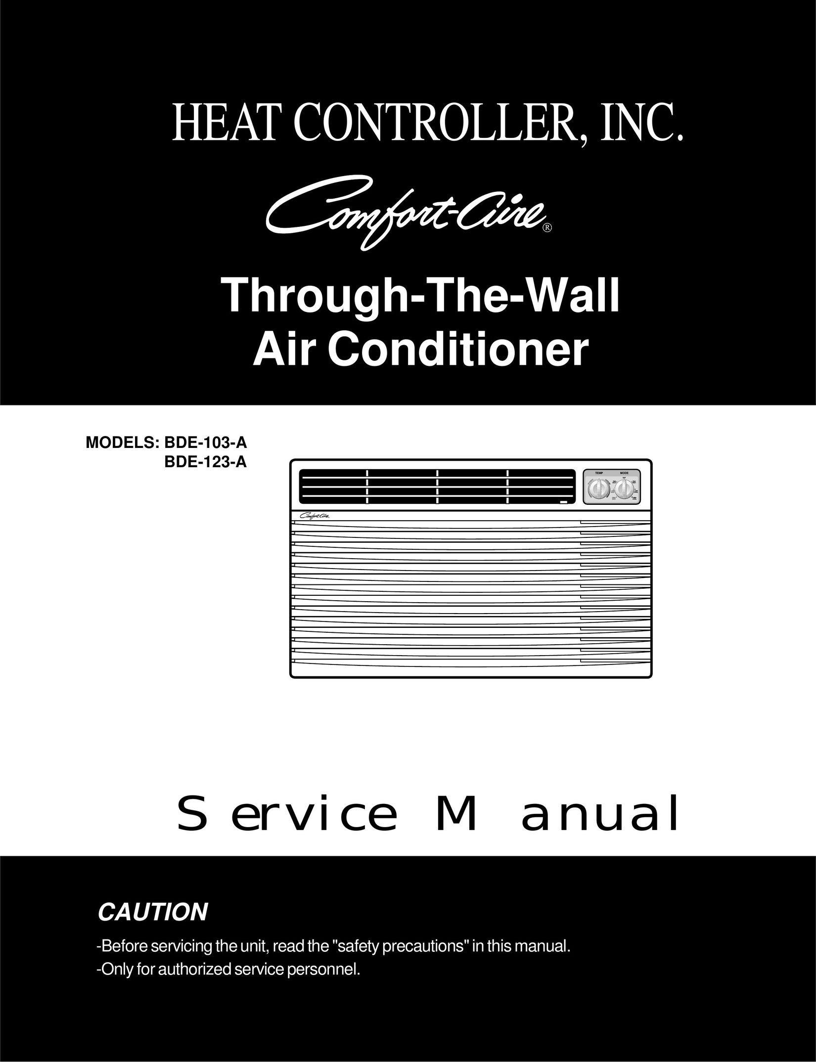 Heat Controller BDE-103-A Air Conditioner User Manual