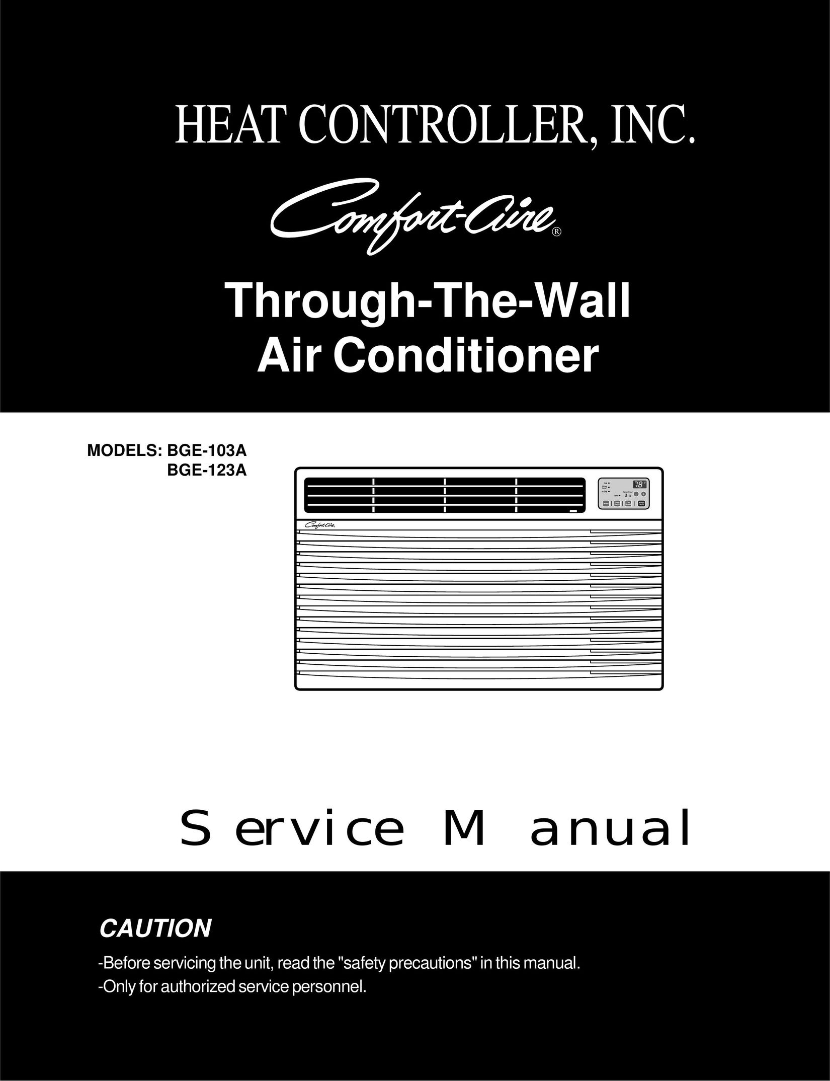 Heat Controller BGE-103A Air Conditioner User Manual