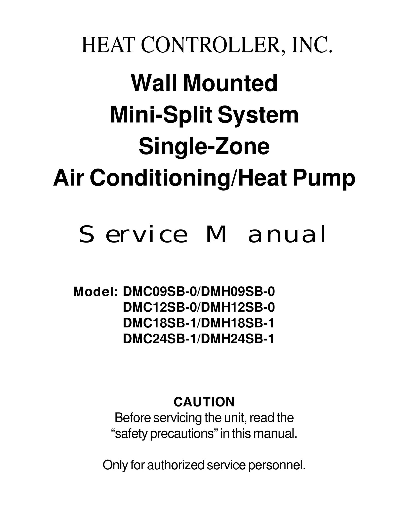 Heat Controller DMC09SB-0 Air Conditioner User Manual