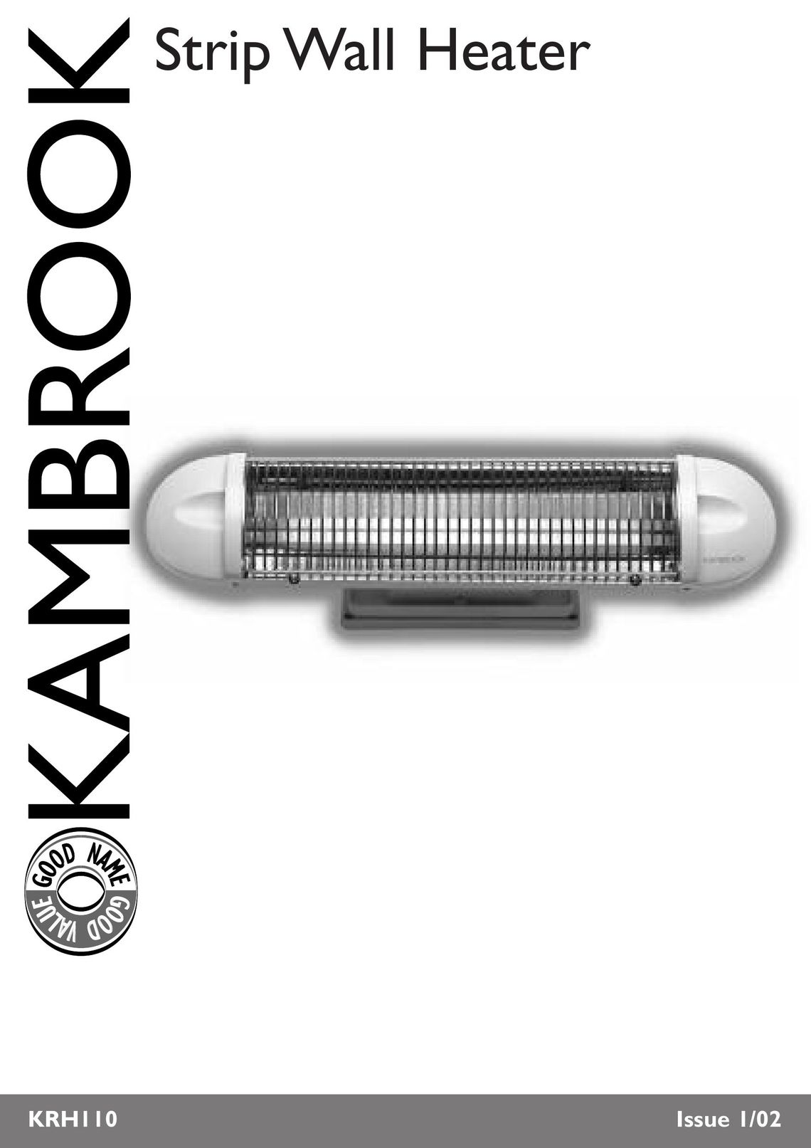 Kambrook KRH110 Air Conditioner User Manual