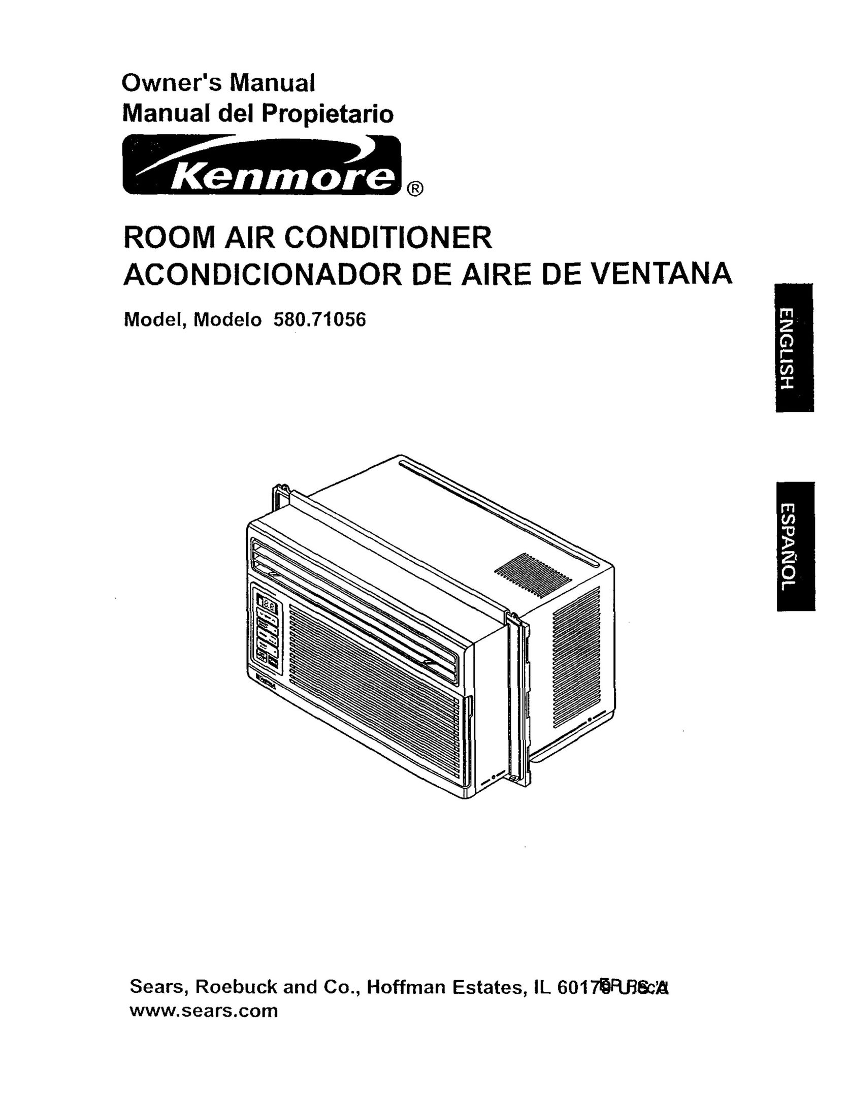 Kenmore 580.71056 Air Conditioner User Manual