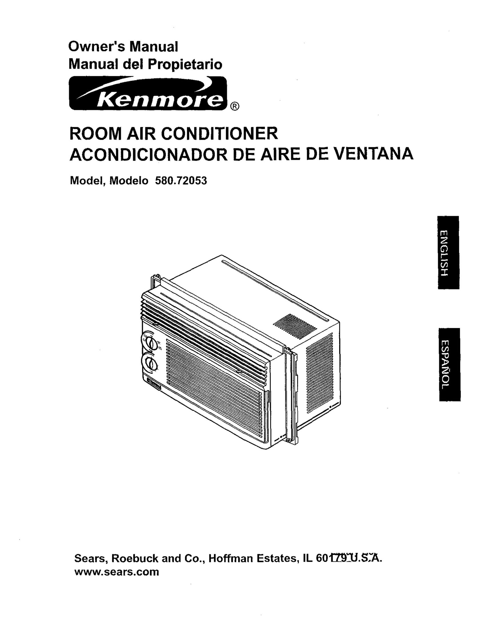 Kenmore 580.72053 Air Conditioner User Manual