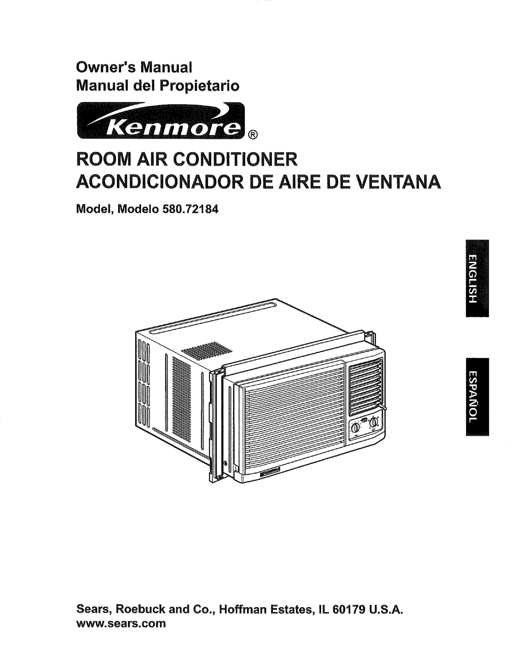 Kenmore 580.72184 Air Conditioner User Manual