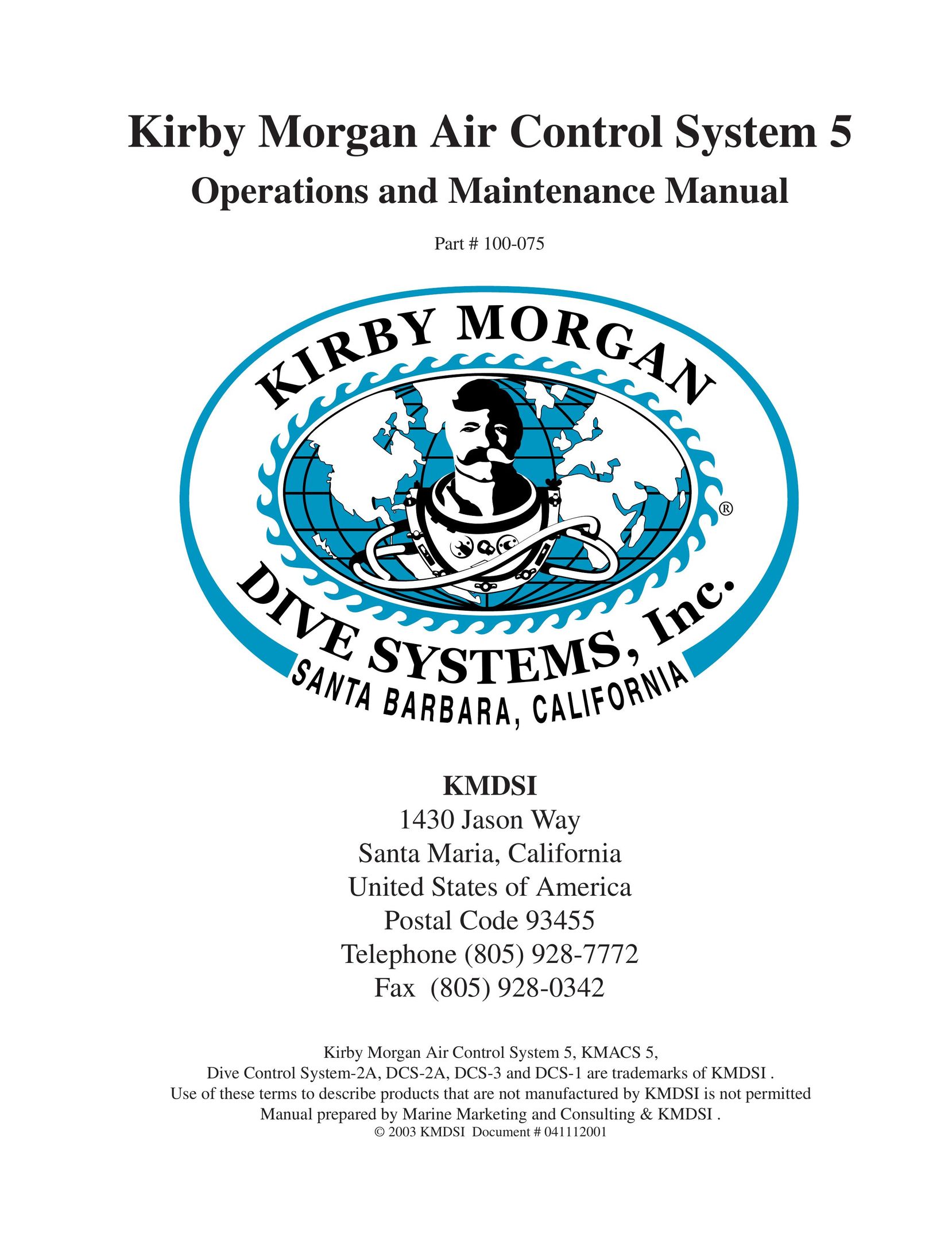 Kirby Air Control System Air Conditioner User Manual