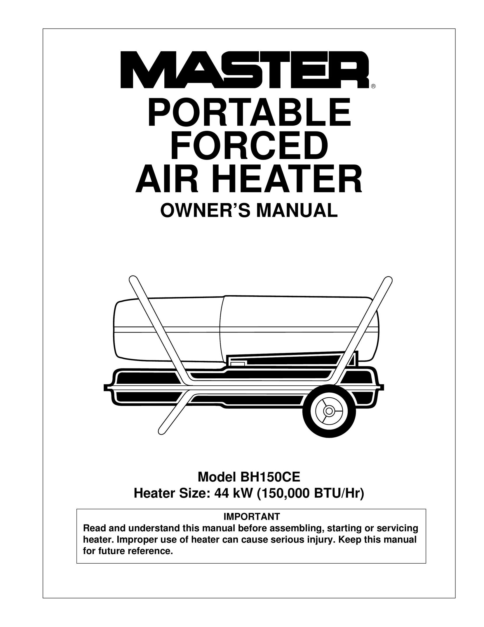 Master Lock BH150CE Air Conditioner User Manual