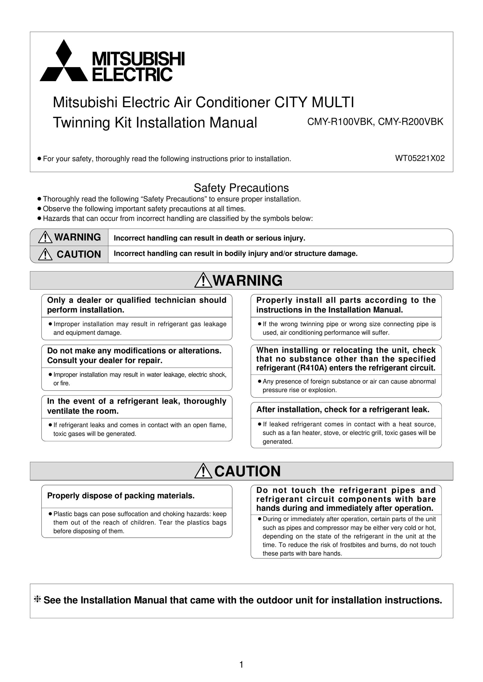 Mitsumi electronic CMY-R100VBK Air Conditioner User Manual