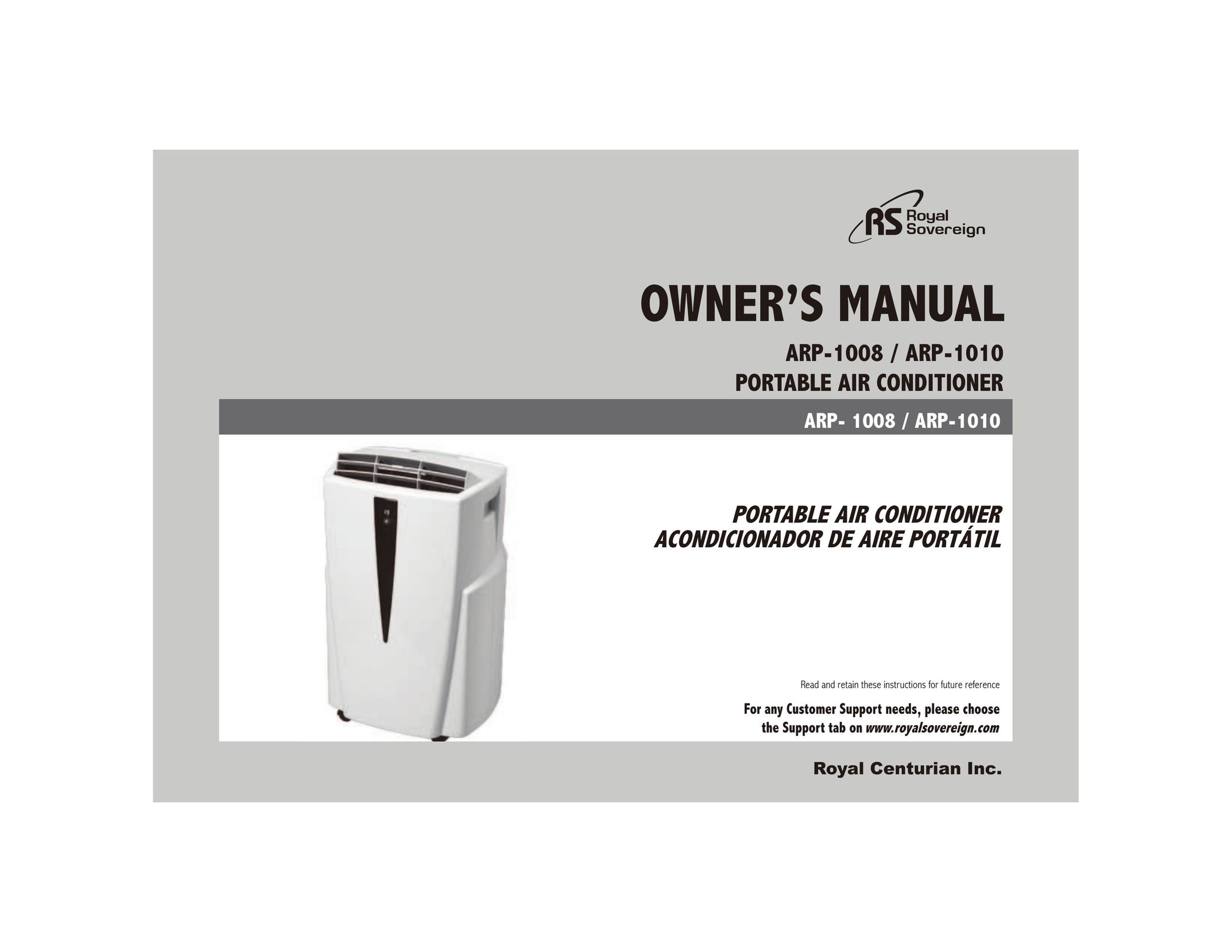 Royal Sovereign ARP- 1008 Air Conditioner User Manual