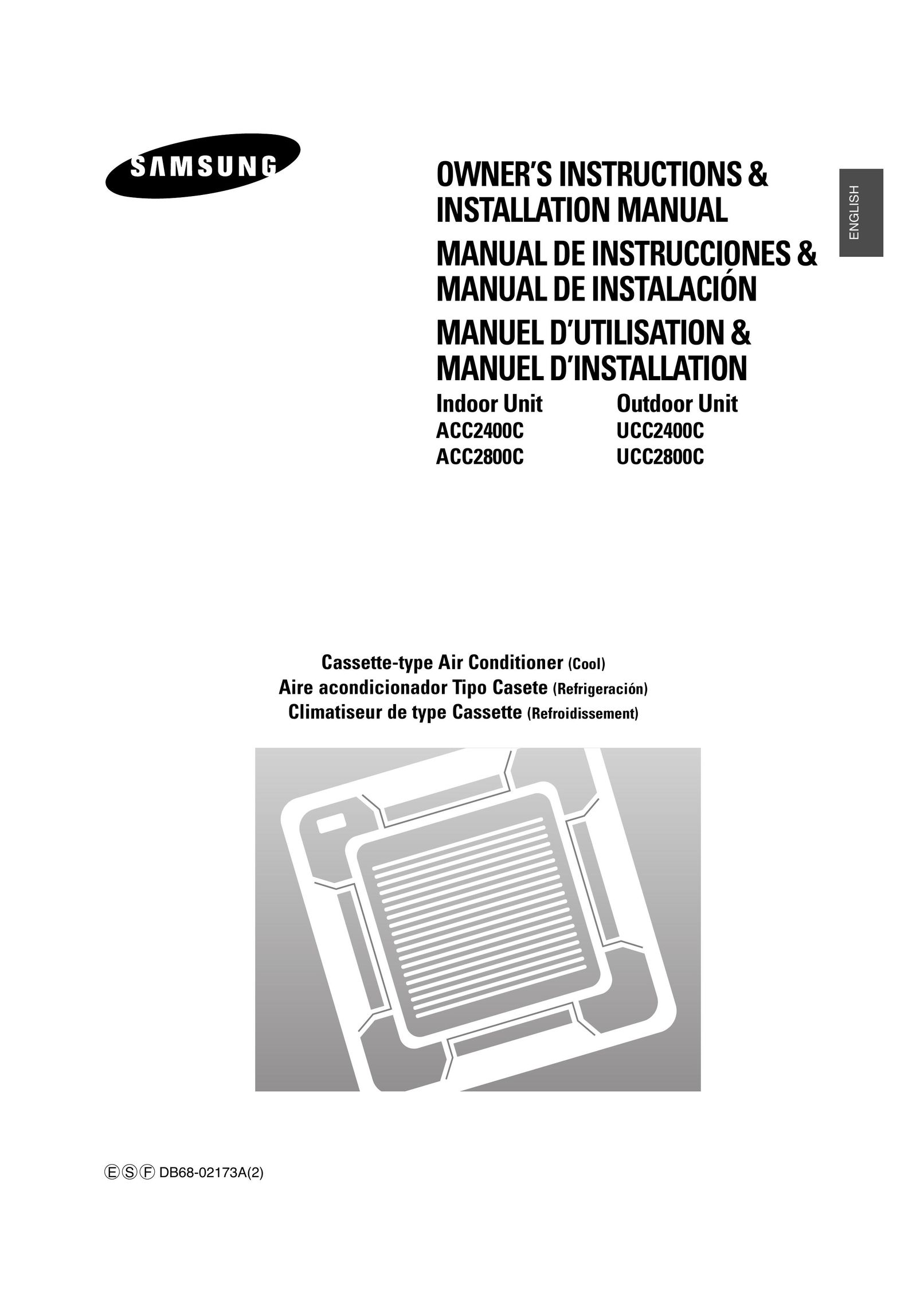 Samsung ACC2800C Air Conditioner User Manual