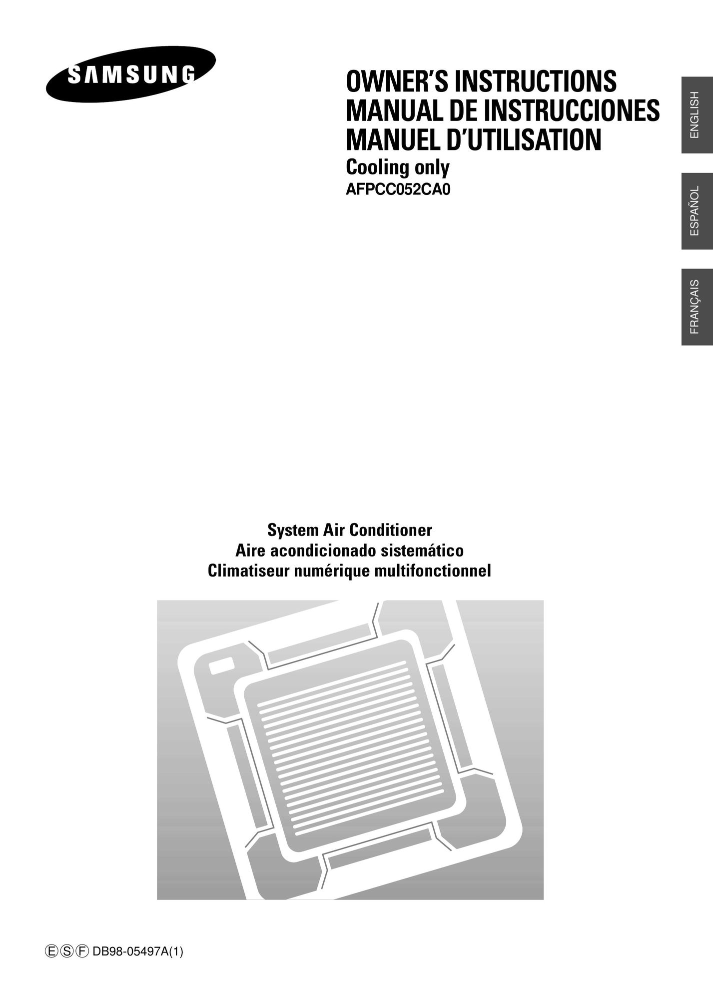 Samsung AFPCC052CA0 Air Conditioner User Manual