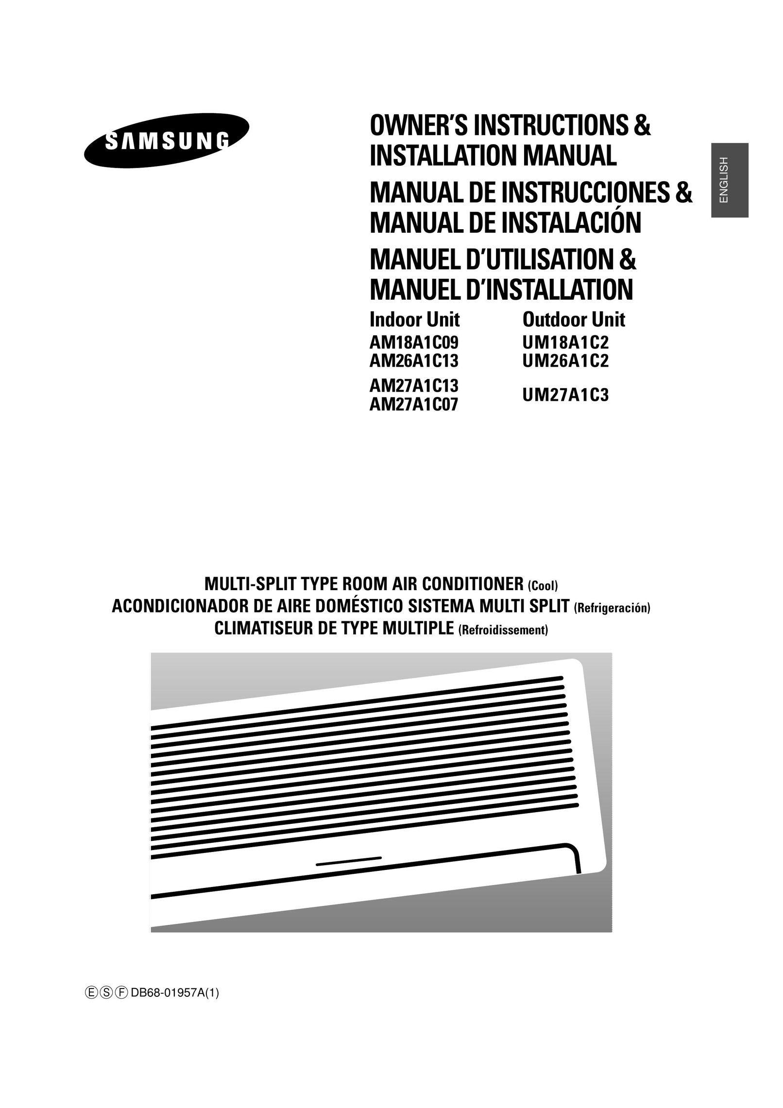 Samsung AM26A1C13 Air Conditioner User Manual