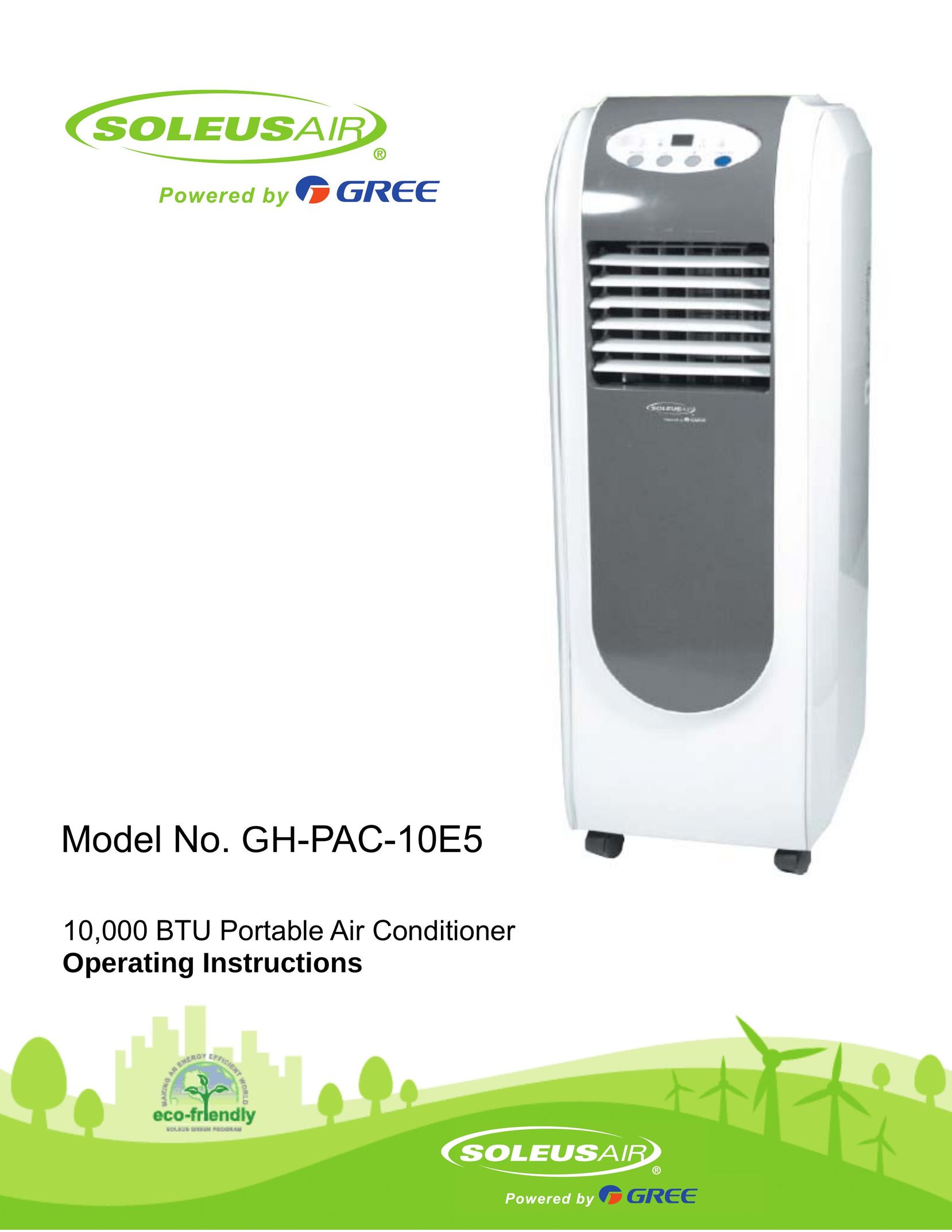 Soleus Air GH-PAC-10E5 Air Conditioner User Manual