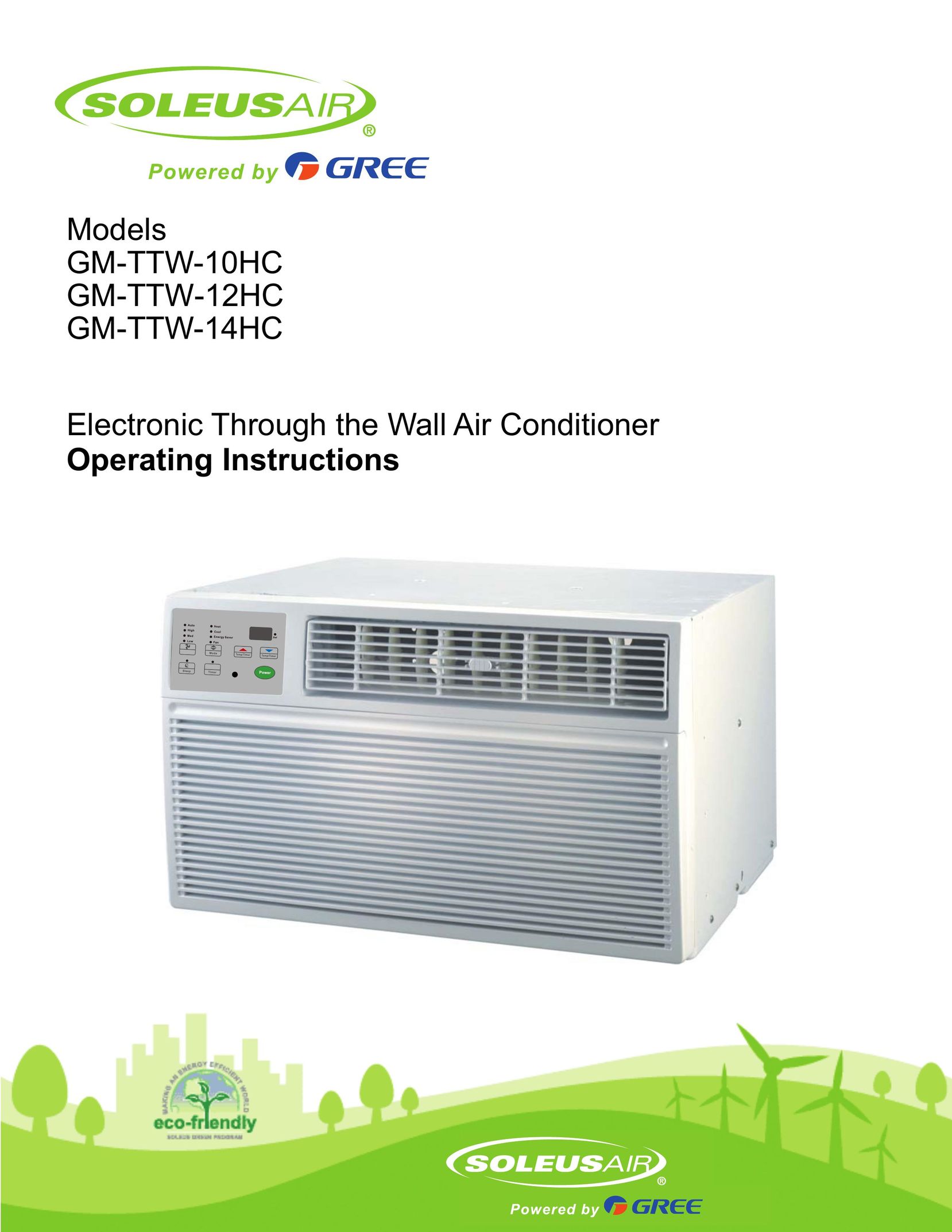 Soleus Air GM-TTW-10HC Air Conditioner User Manual
