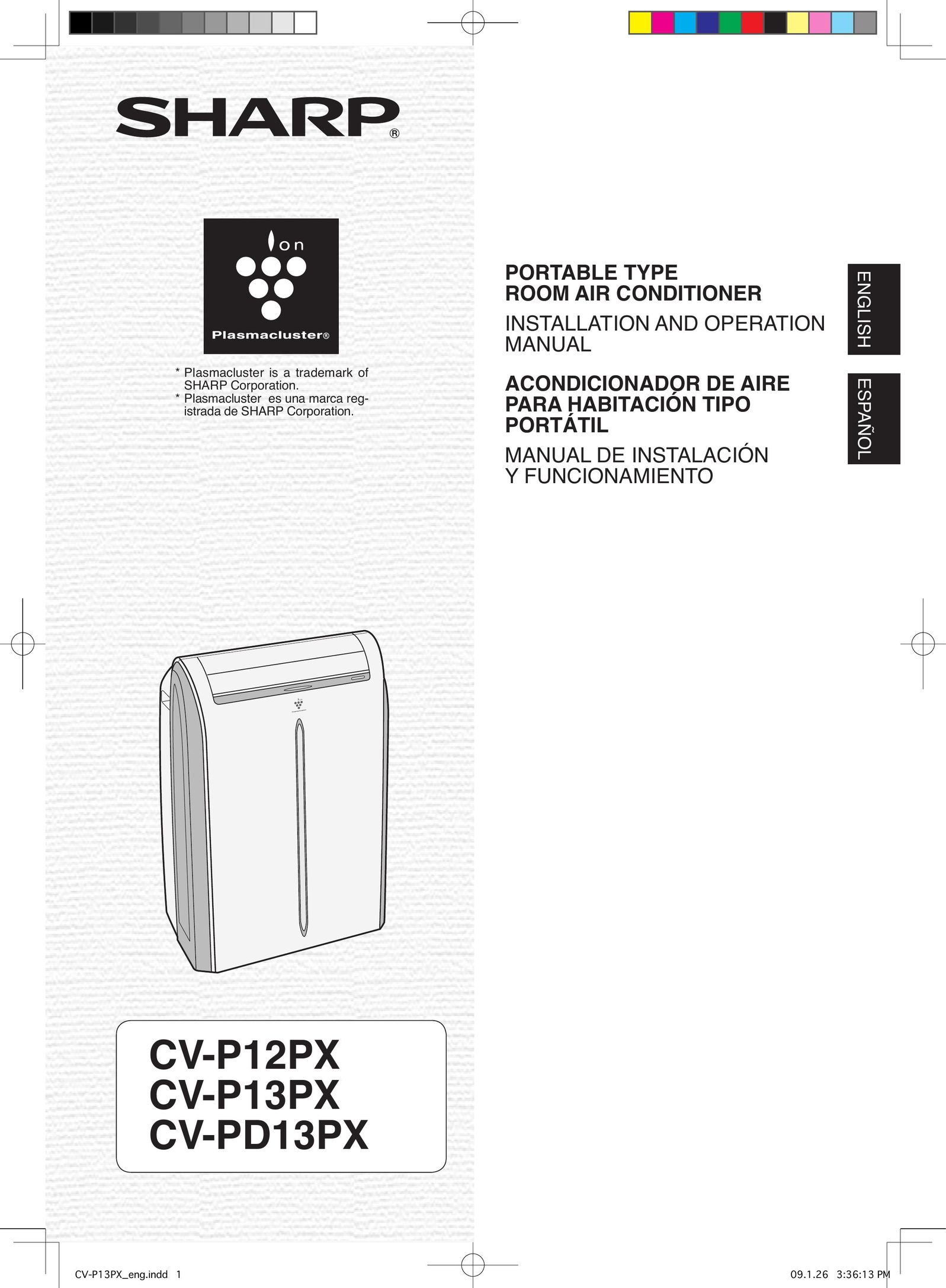 Sony CV-P12PX Air Conditioner User Manual