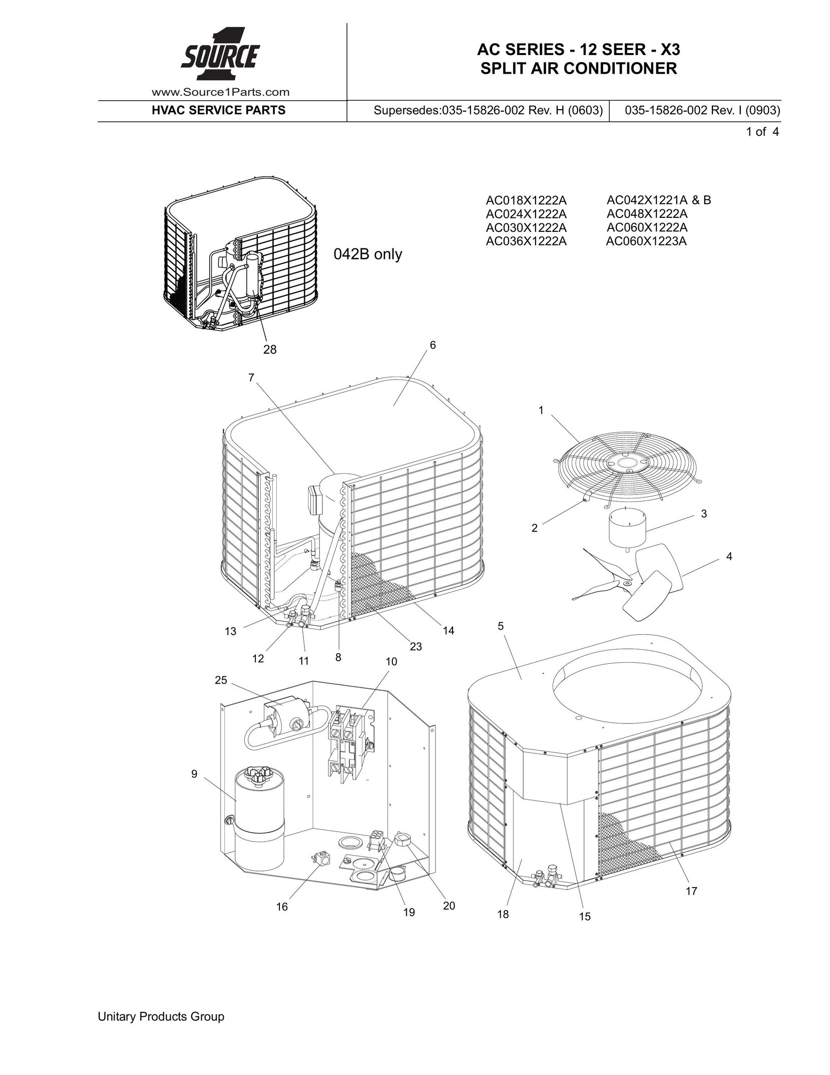Source Technologies AC030X1222A Air Conditioner User Manual