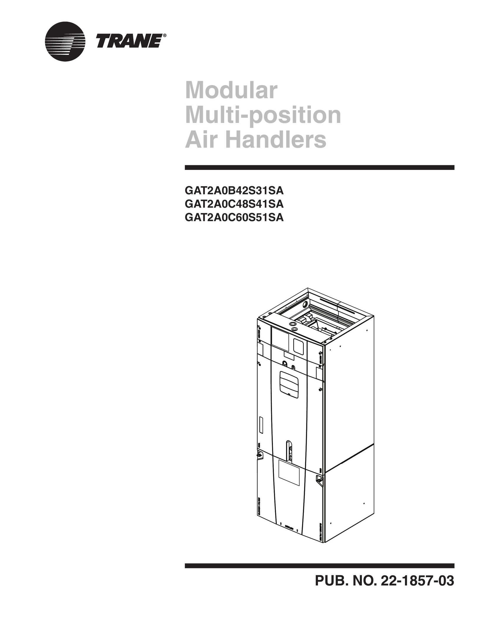 Trane GAT2A0C48S41SA Air Conditioner User Manual