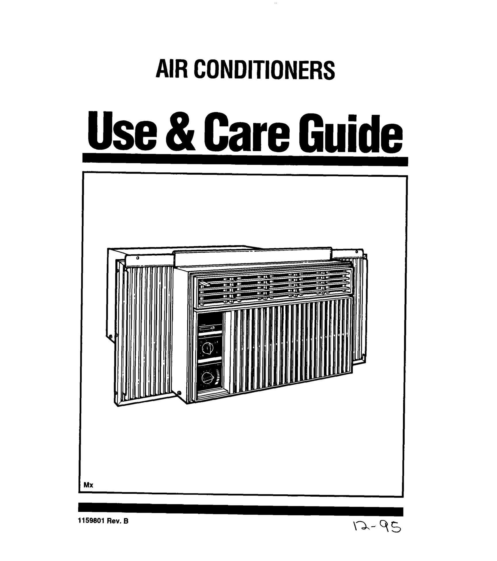Whirlpool 1159801 Air Conditioner User Manual