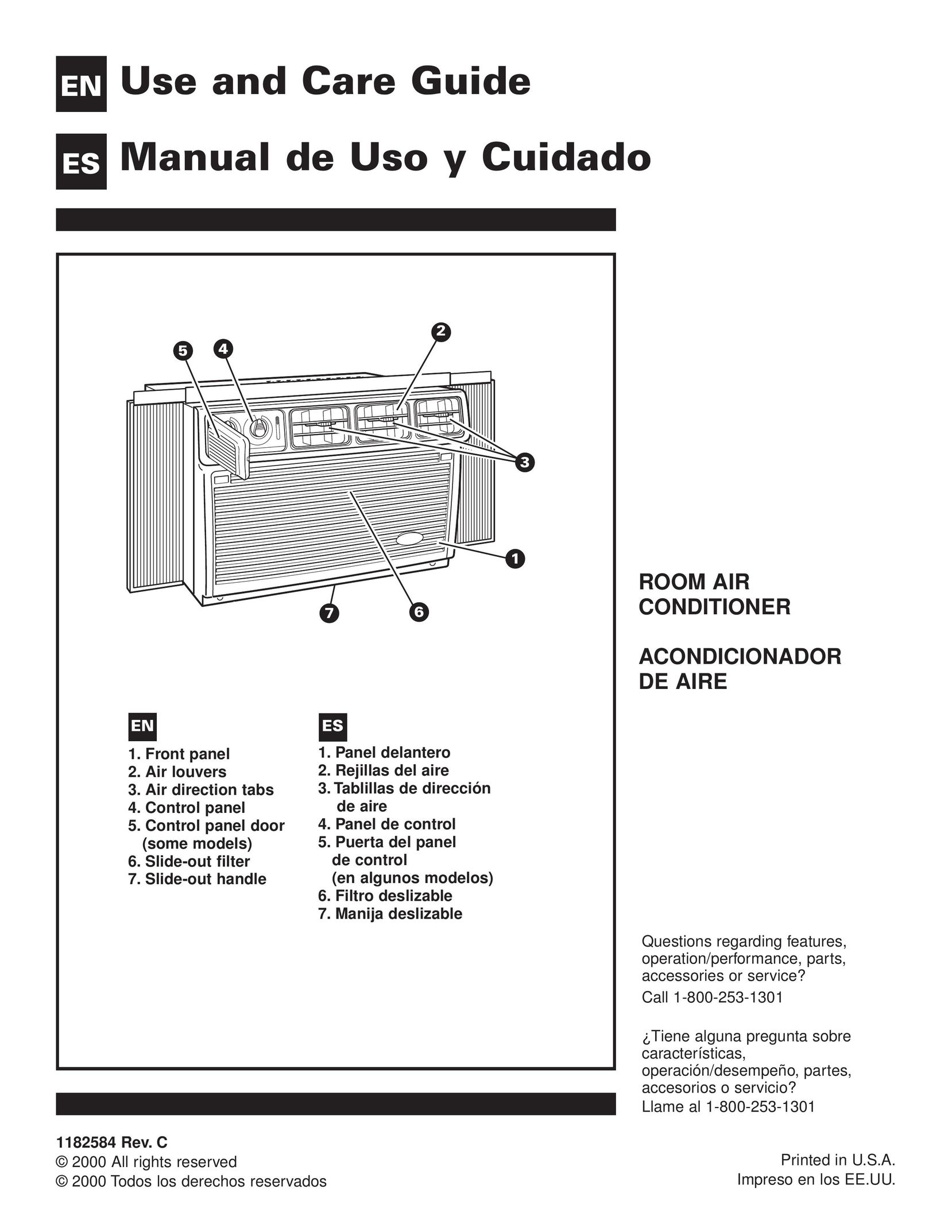 Whirlpool ACE082XH0 Air Conditioner User Manual