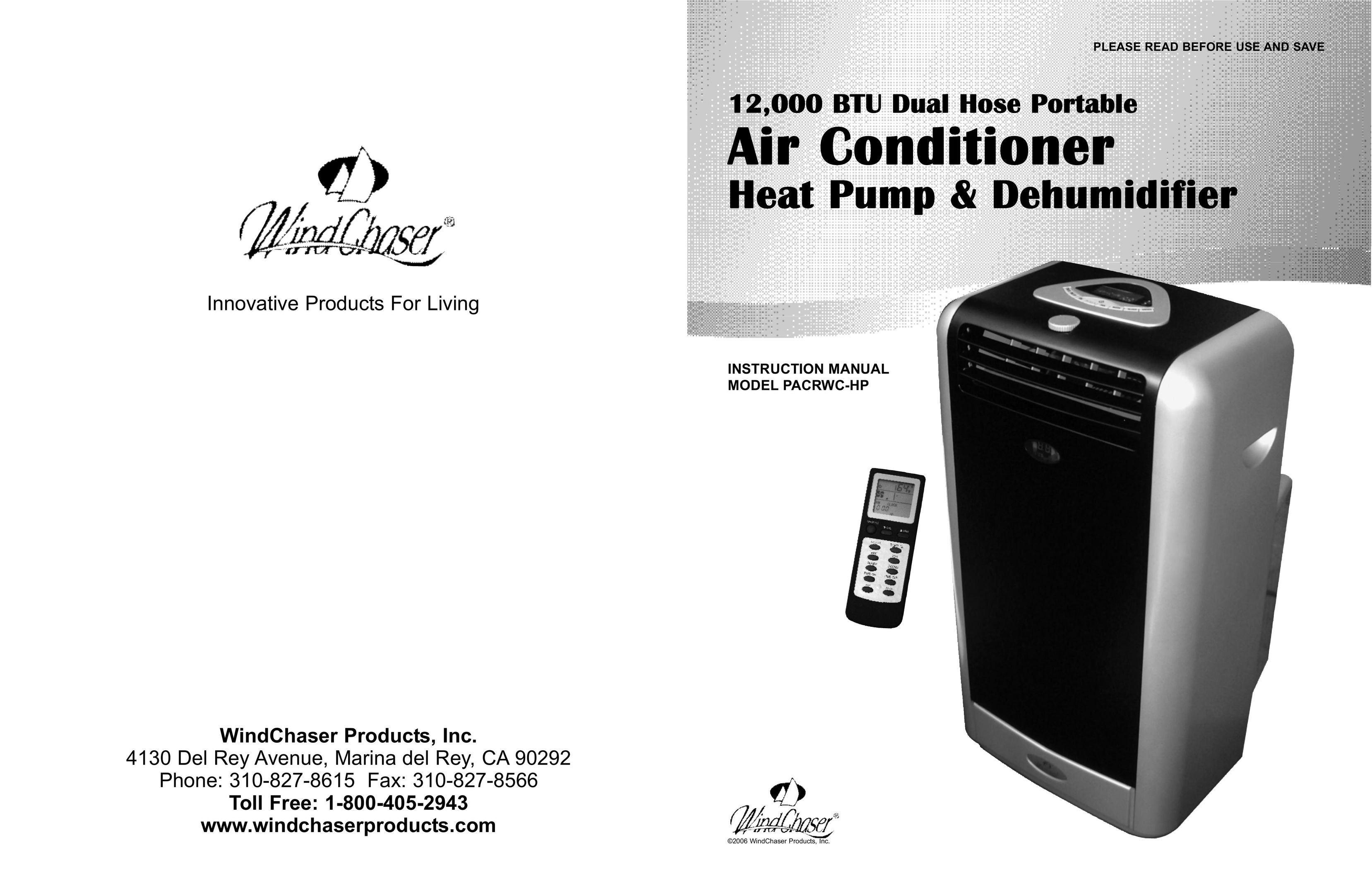 WindChaser Products PACRWC-HP Air Conditioner User Manual