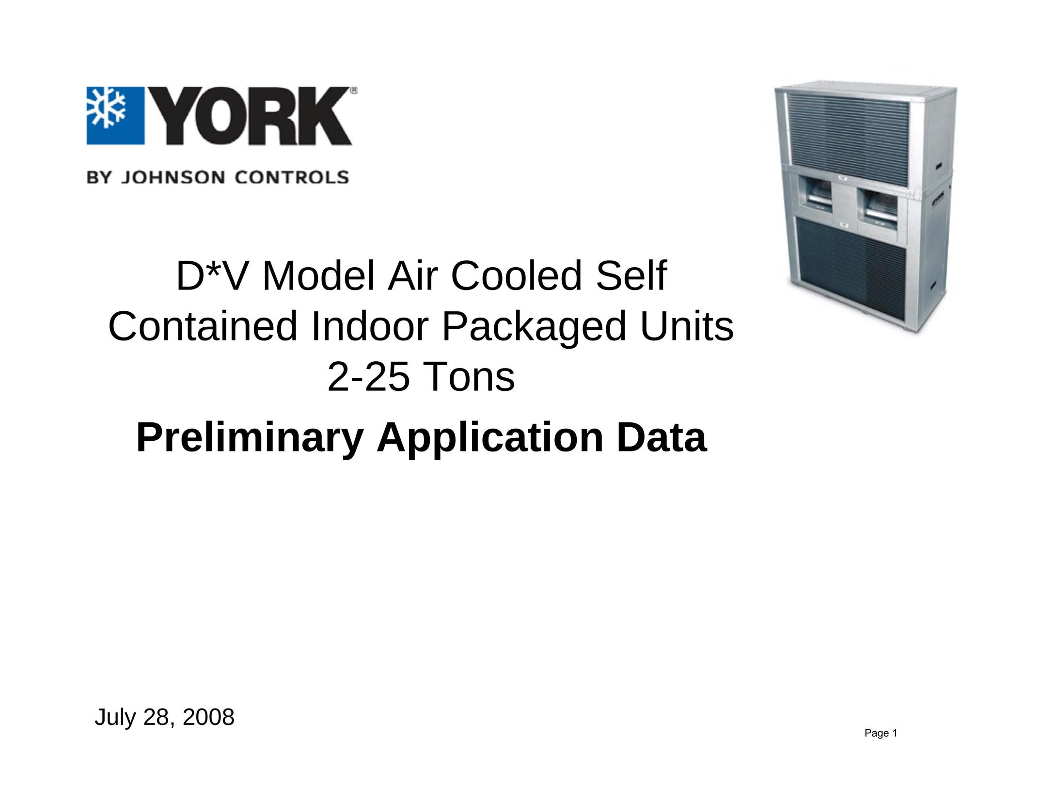 York D*V Air Conditioner User Manual