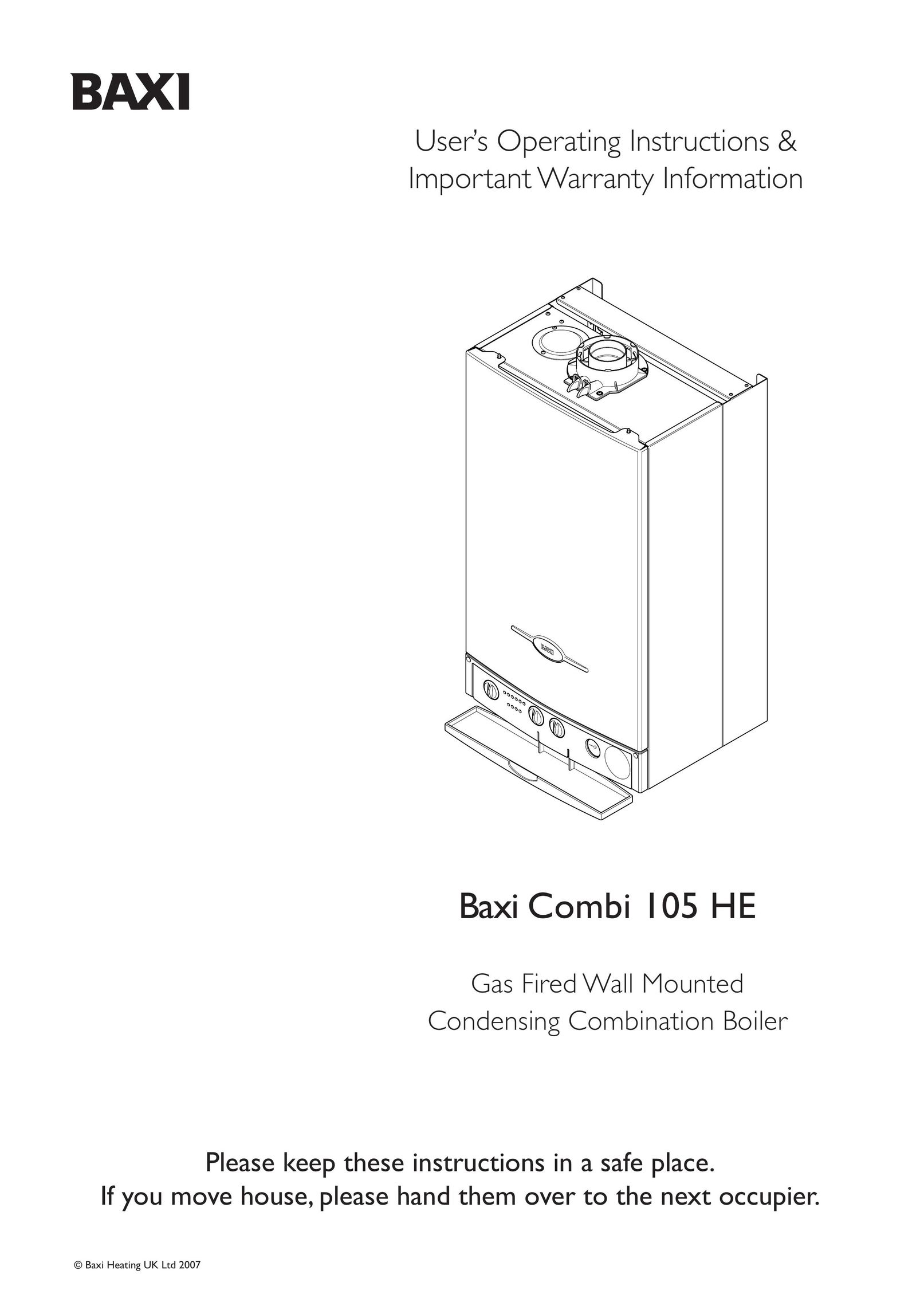 Baxi Potterton 105 HE Boiler User Manual