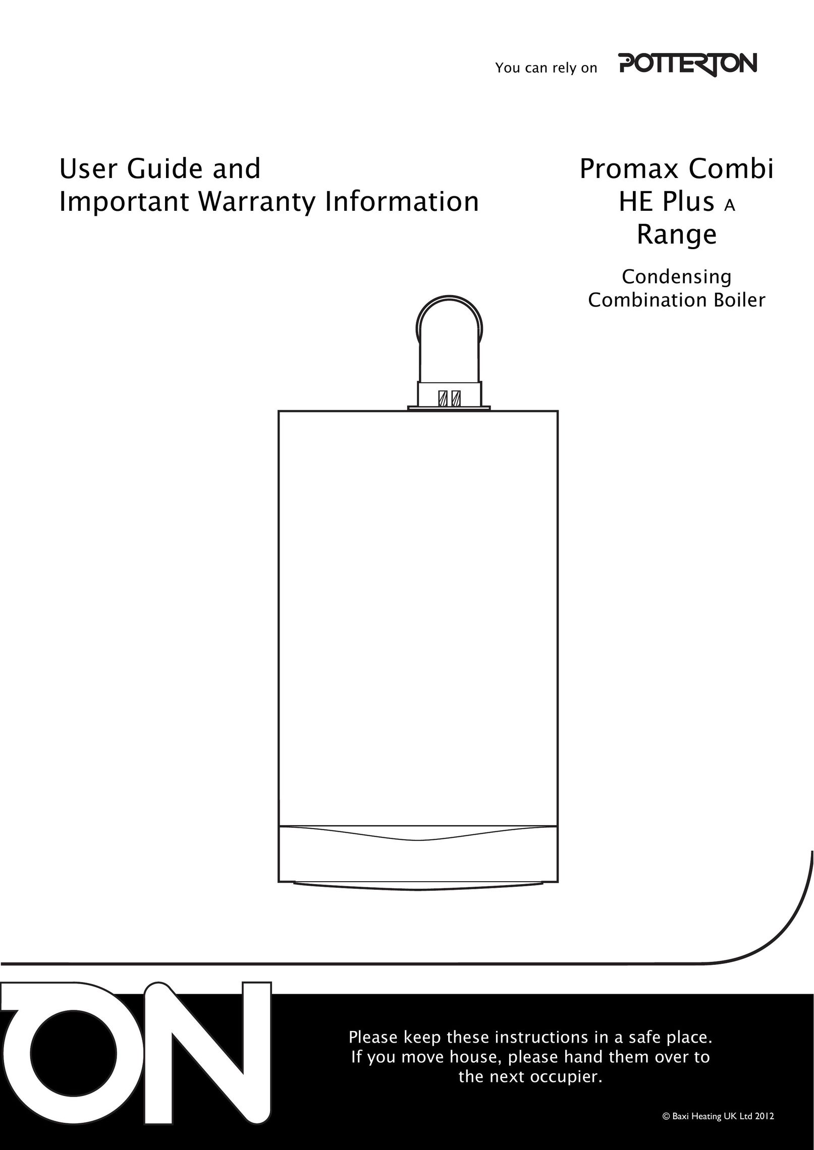 Baxi Potterton Promax Combi 24 HE Plus A Boiler User Manual