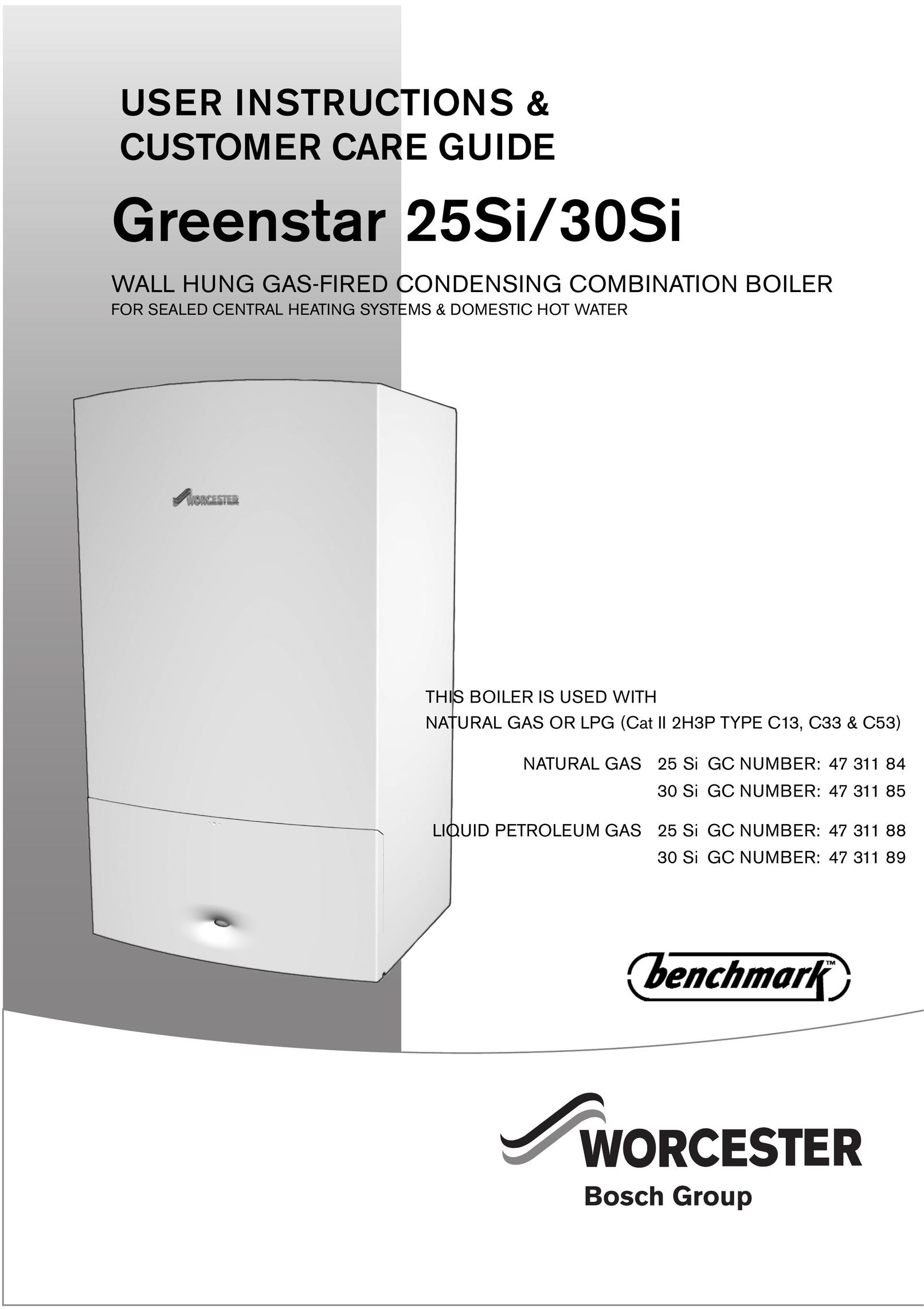 Bosch Appliances 25Si Boiler User Manual