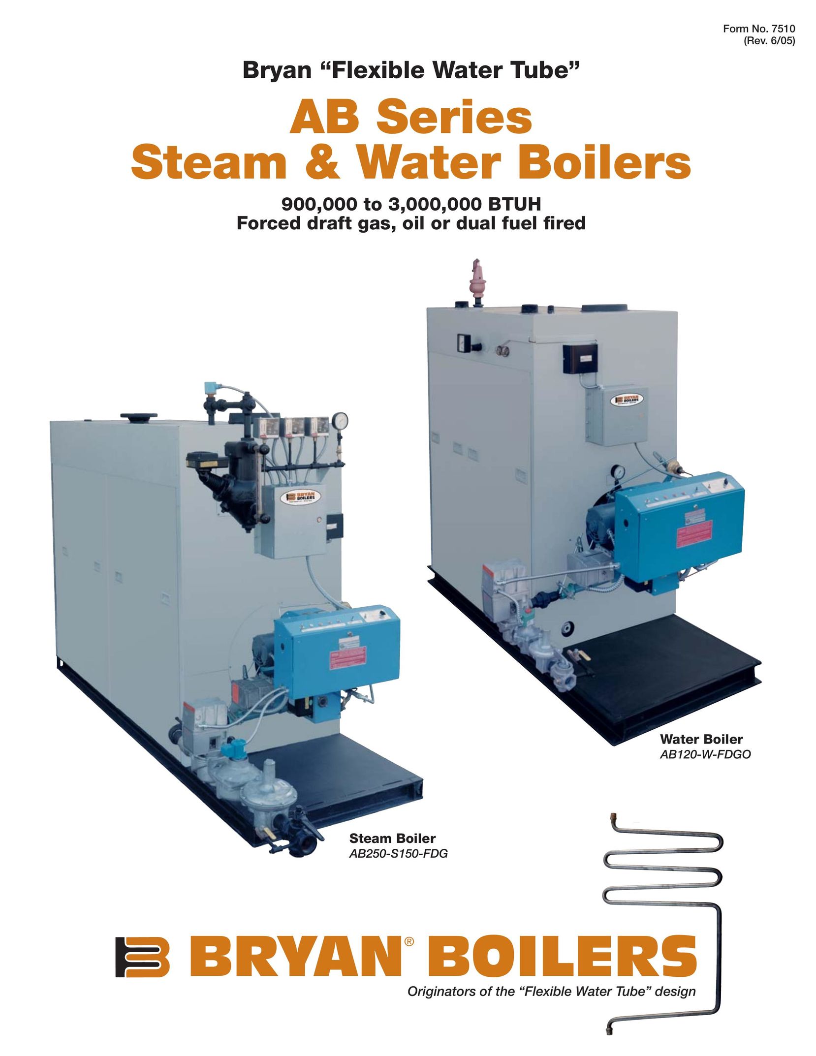 Bryan Boilers AB250-S150-FDG Boiler User Manual